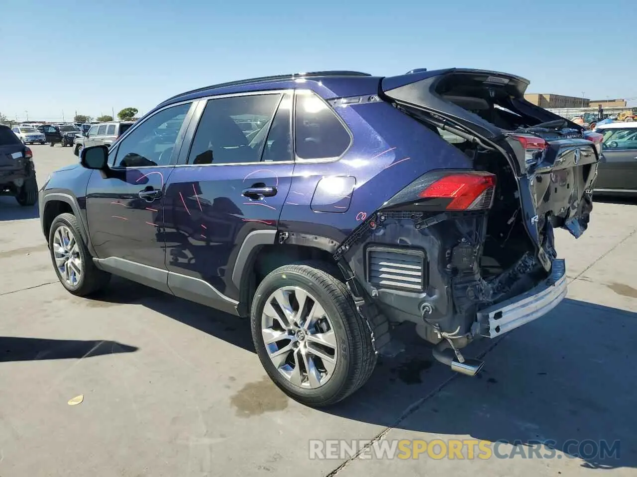 2 fotografías del automóvil dañado 2T3C1RFV9LW091979 TOYOTA RAV4 2020