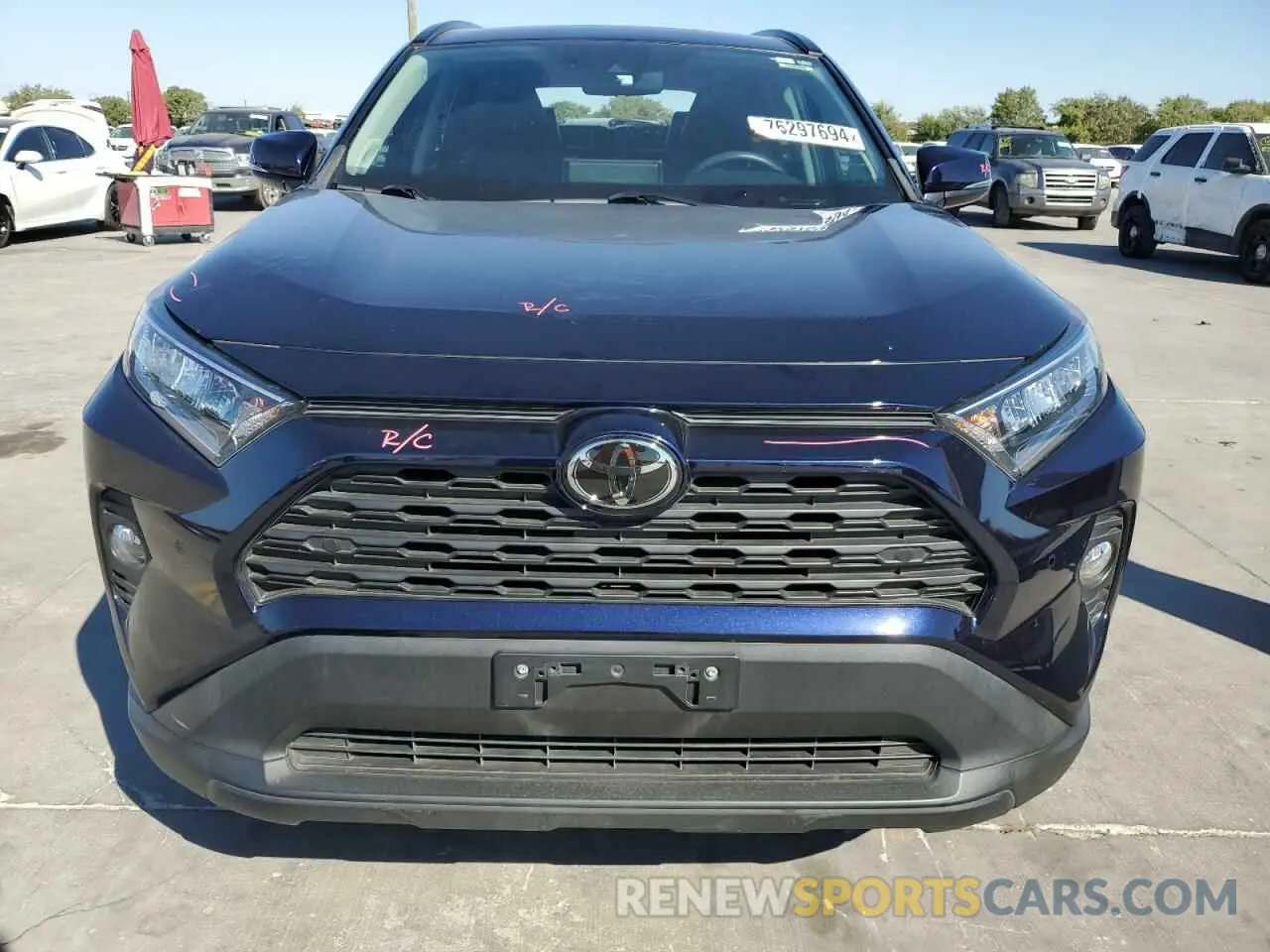 5 fotografías del automóvil dañado 2T3C1RFV9LW091979 TOYOTA RAV4 2020
