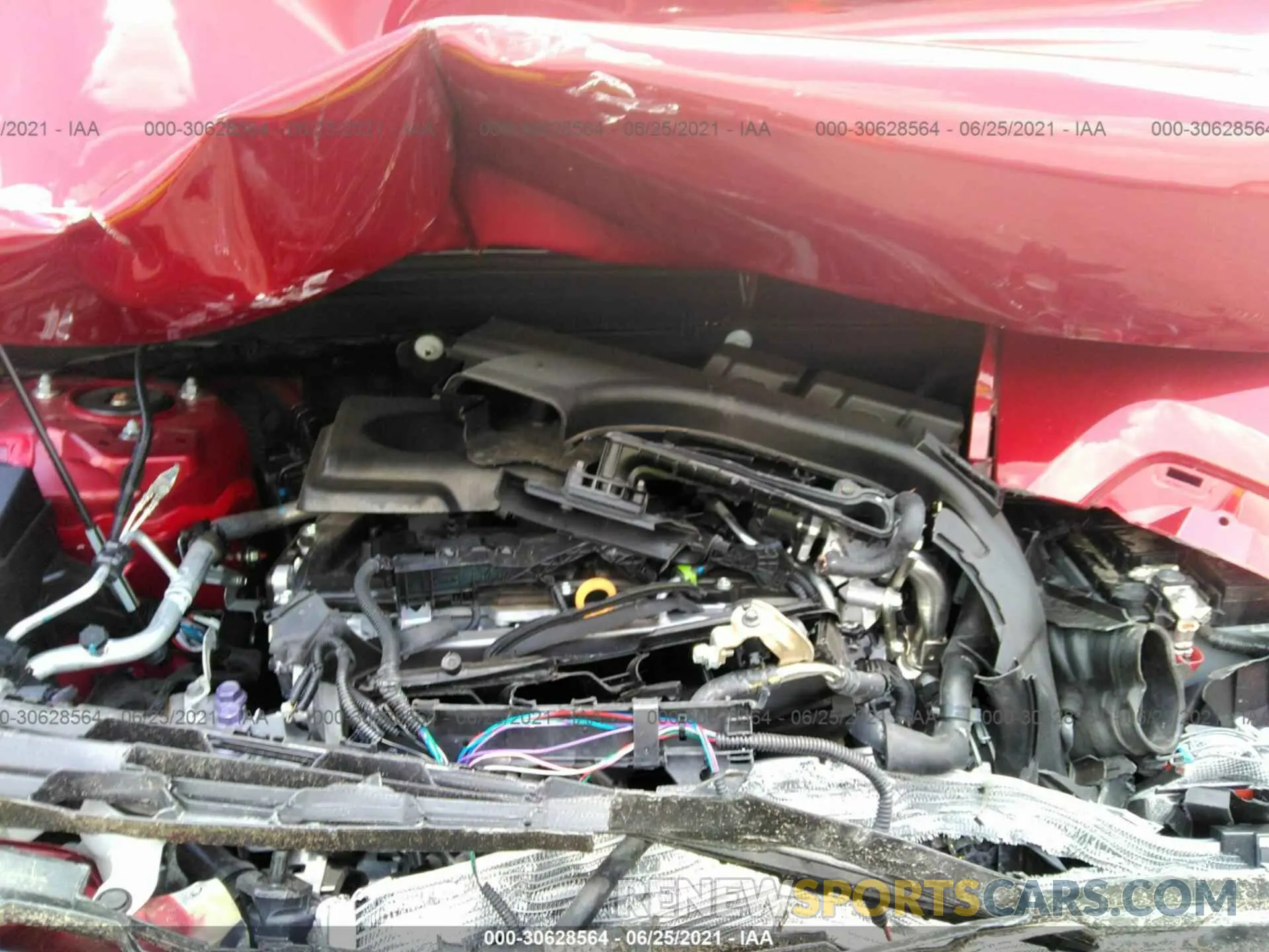 10 fotografías del automóvil dañado 2T3C1RFVXLW083907 TOYOTA RAV4 2020