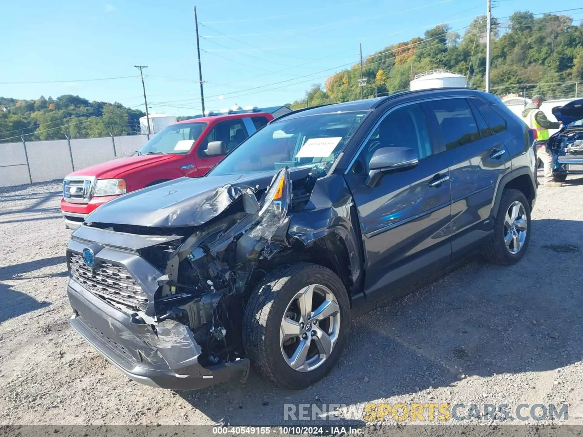 2 fotografías del automóvil dañado 2T3DWRFV0LW074946 TOYOTA RAV4 2020