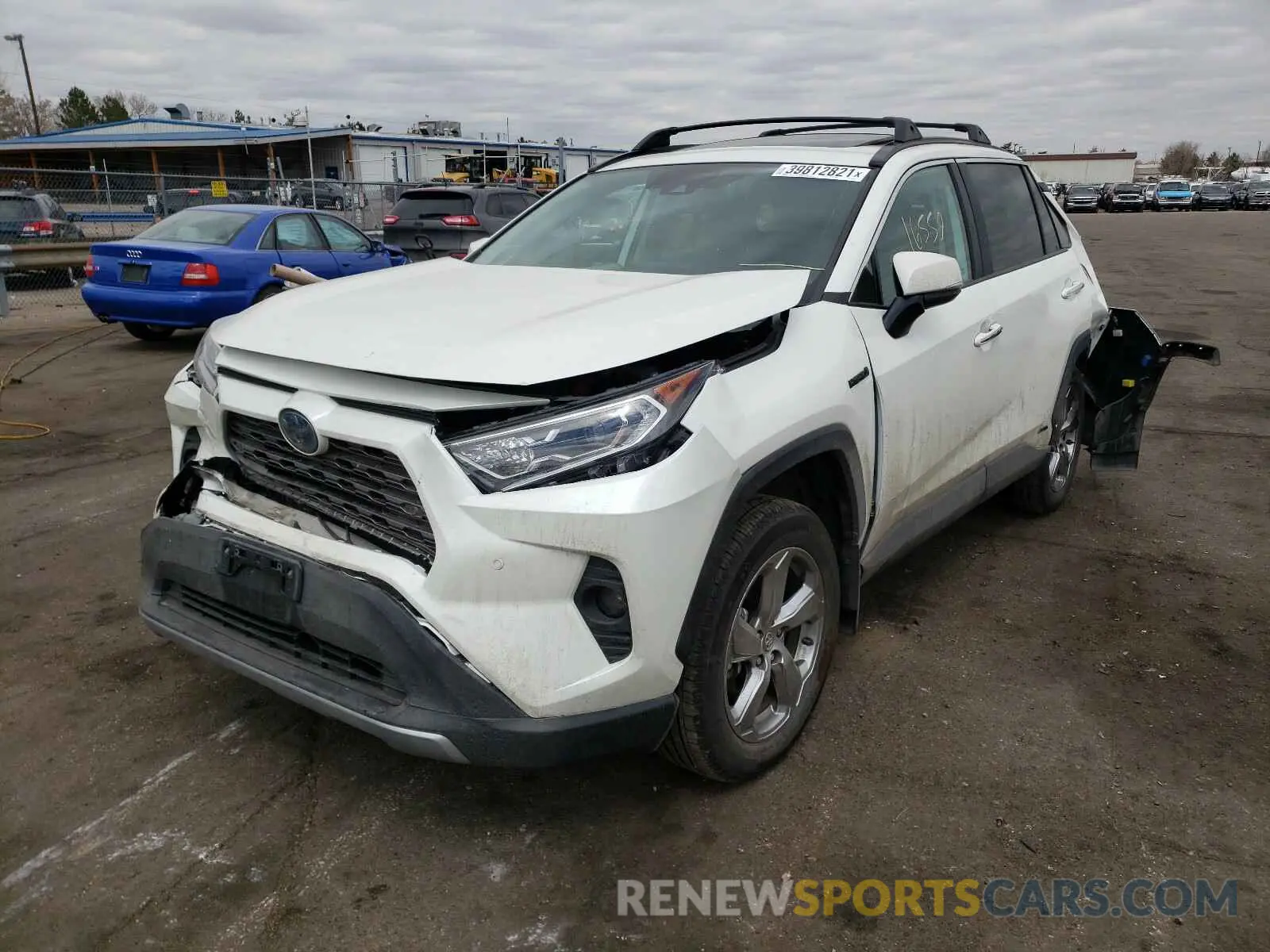 2 fotografías del automóvil dañado 2T3DWRFV2LW059980 TOYOTA RAV4 2020
