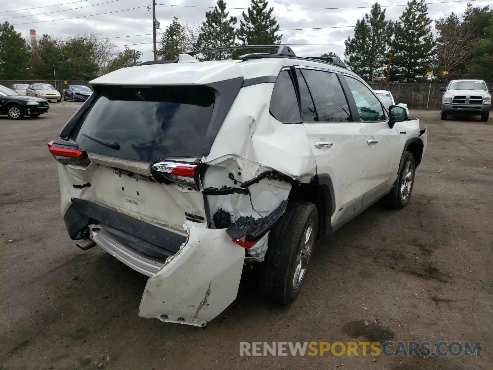 4 fotografías del automóvil dañado 2T3DWRFV2LW059980 TOYOTA RAV4 2020