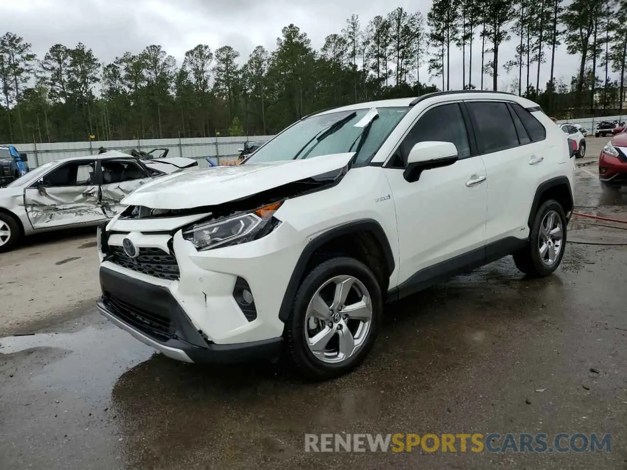 1 fotografías del automóvil dañado 2T3DWRFV5LW061691 TOYOTA RAV4 2020