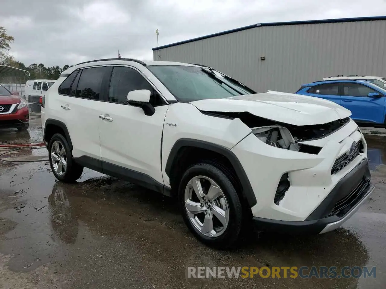 4 fotografías del automóvil dañado 2T3DWRFV5LW061691 TOYOTA RAV4 2020
