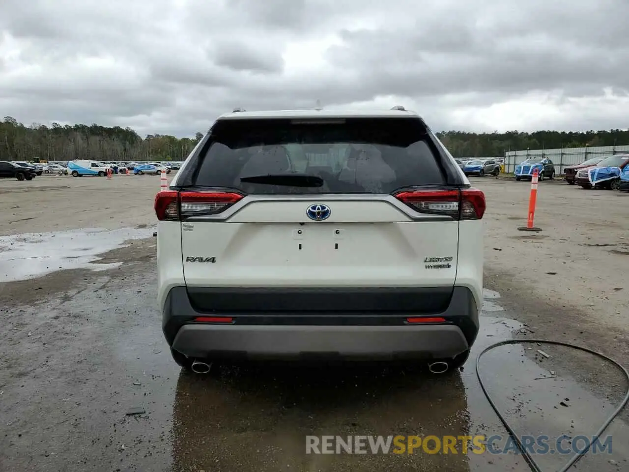 6 fotografías del automóvil dañado 2T3DWRFV5LW061691 TOYOTA RAV4 2020