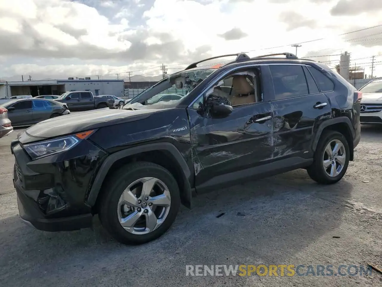 1 fotografías del automóvil dañado 2T3DWRFV7LW061188 TOYOTA RAV4 2020