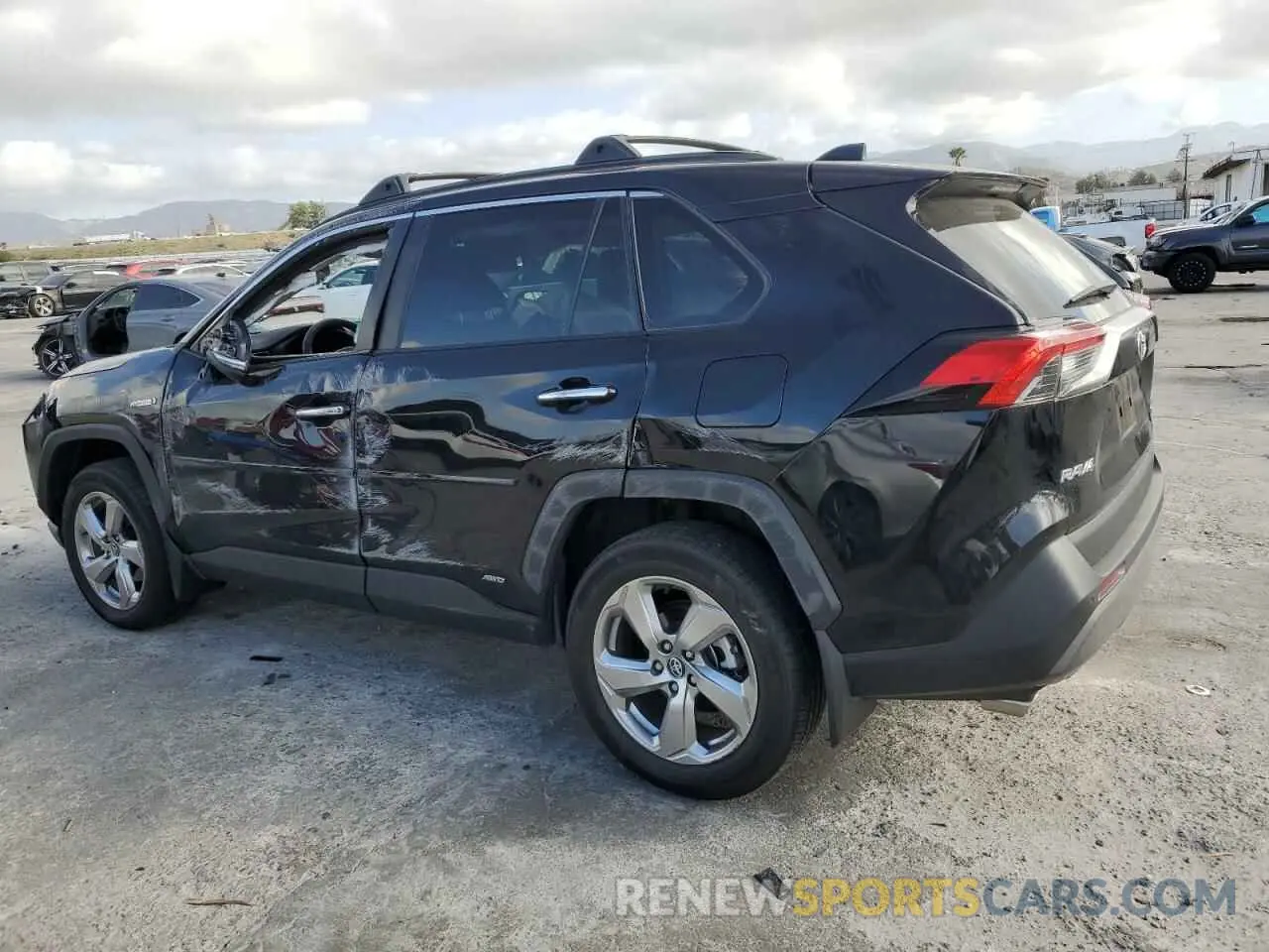 2 fotografías del automóvil dañado 2T3DWRFV7LW061188 TOYOTA RAV4 2020