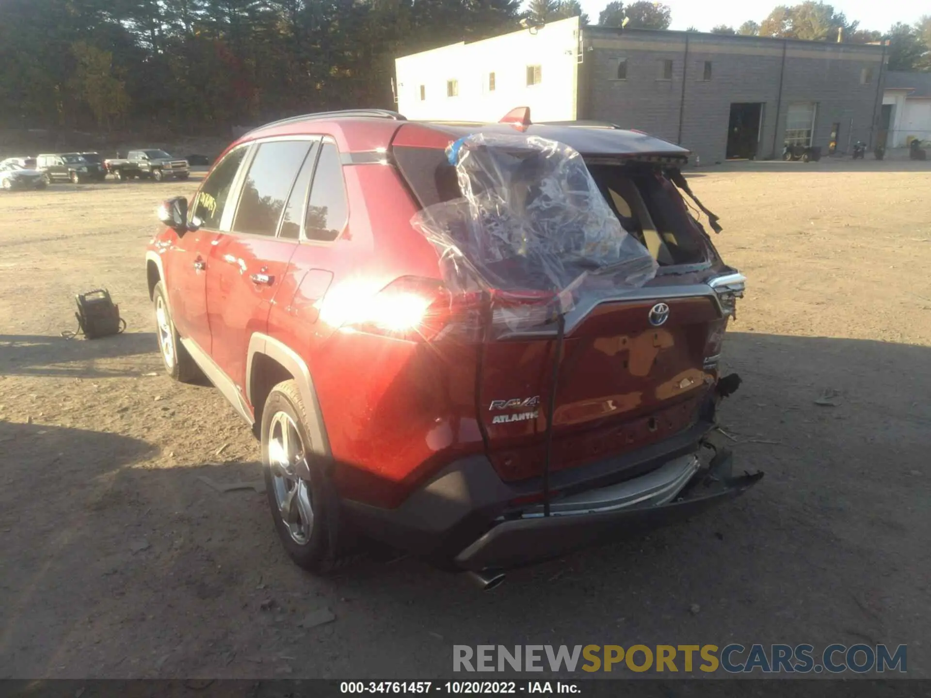 3 fotografías del automóvil dañado 2T3DWRFVXLW066353 TOYOTA RAV4 2020