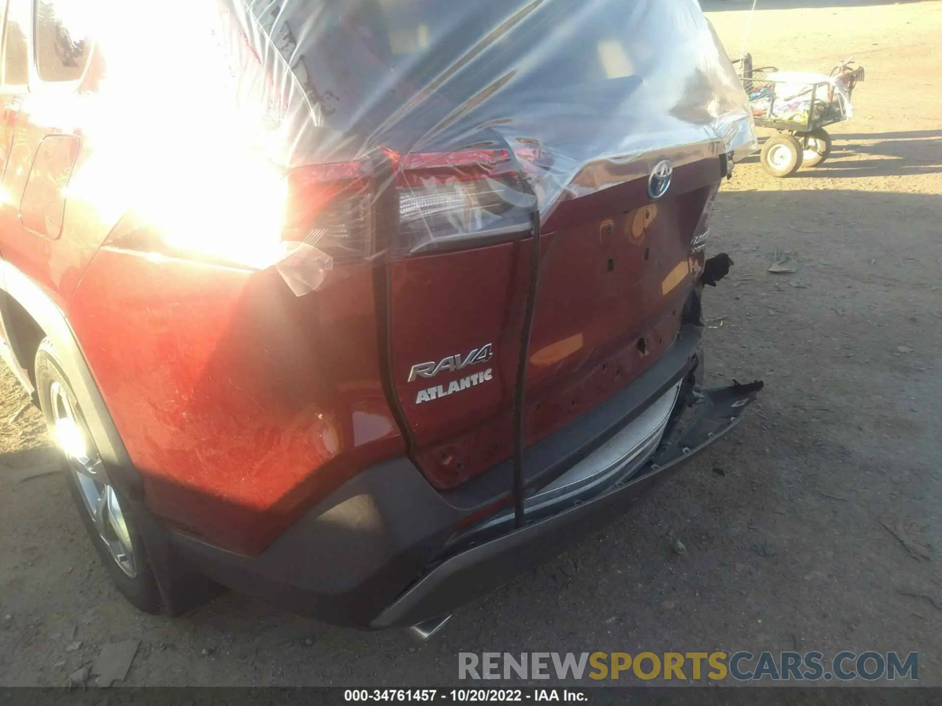 6 fotografías del automóvil dañado 2T3DWRFVXLW066353 TOYOTA RAV4 2020
