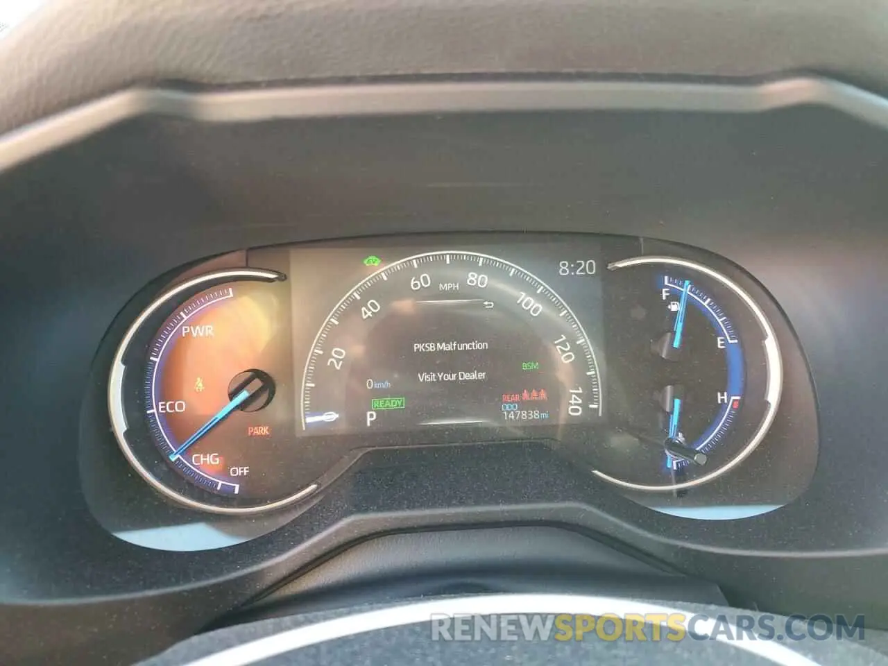 9 fotografías del automóvil dañado 2T3EWRFV1LW081926 TOYOTA RAV4 2020