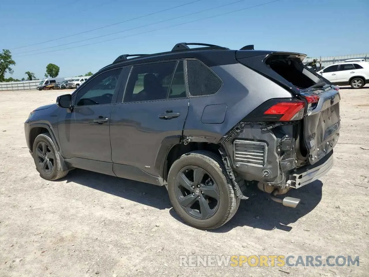 2 fotografías del automóvil dañado 2T3EWRFV2LW057053 TOYOTA RAV4 2020