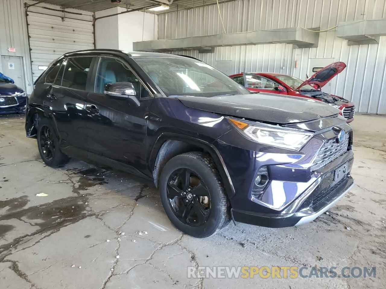 4 fotografías del automóvil dañado 2T3EWRFV5LW072551 TOYOTA RAV4 2020