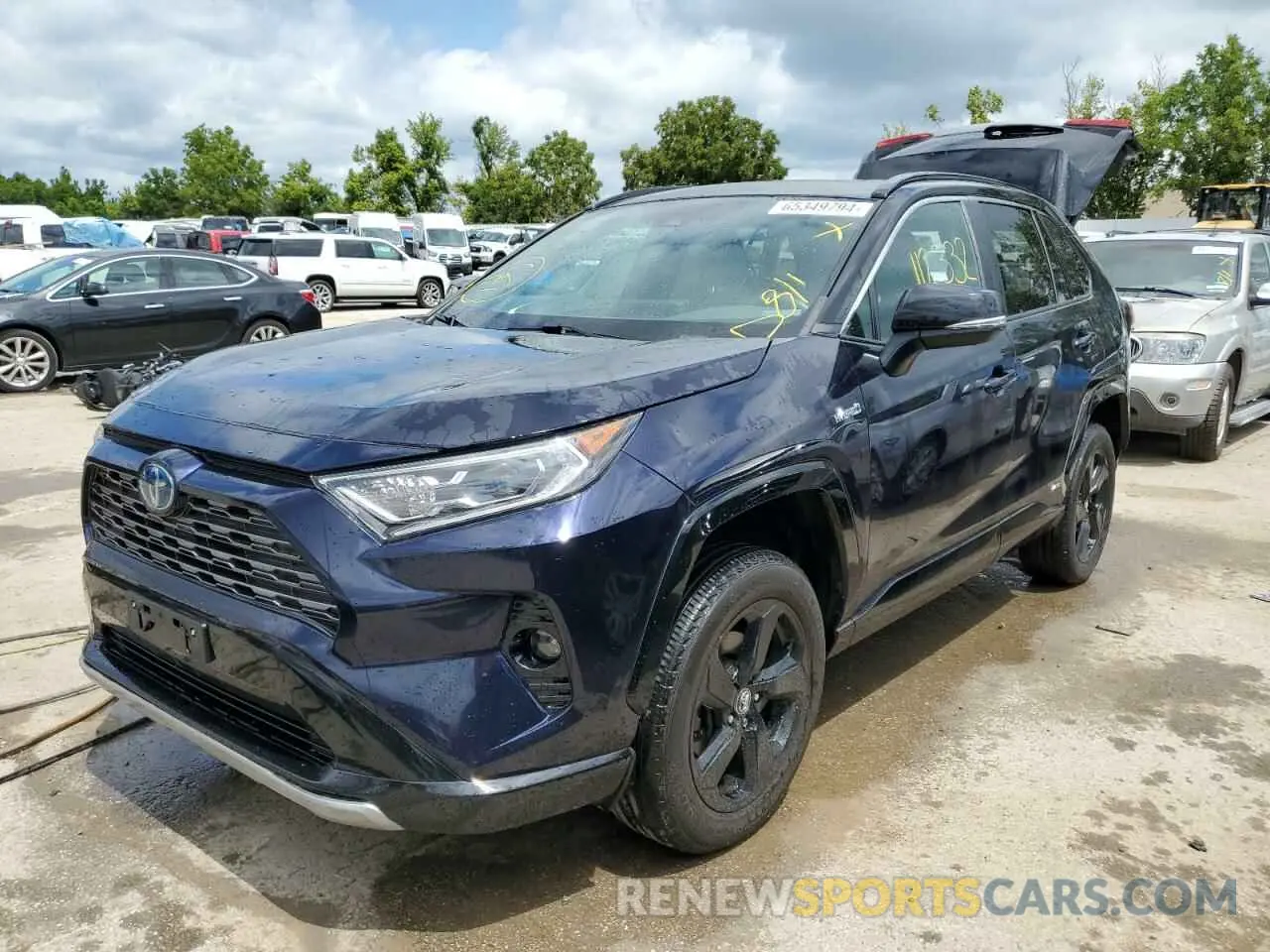 1 fotografías del automóvil dañado 2T3EWRFV5LW091939 TOYOTA RAV4 2020
