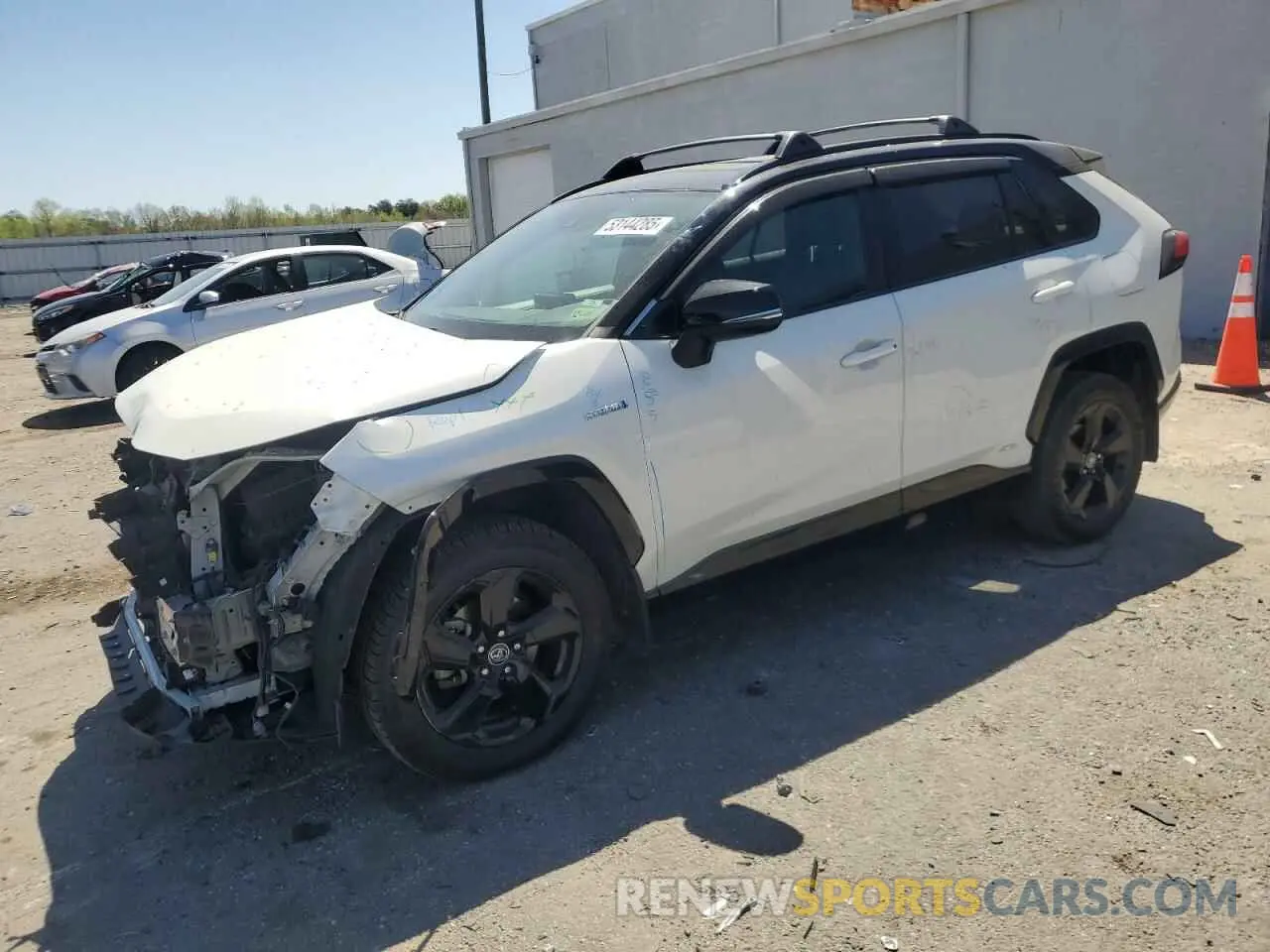 1 fotografías del automóvil dañado 2T3EWRFV8LW080059 TOYOTA RAV4 2020