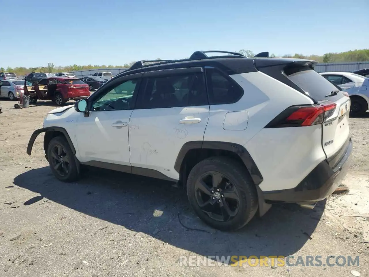 2 fotografías del automóvil dañado 2T3EWRFV8LW080059 TOYOTA RAV4 2020