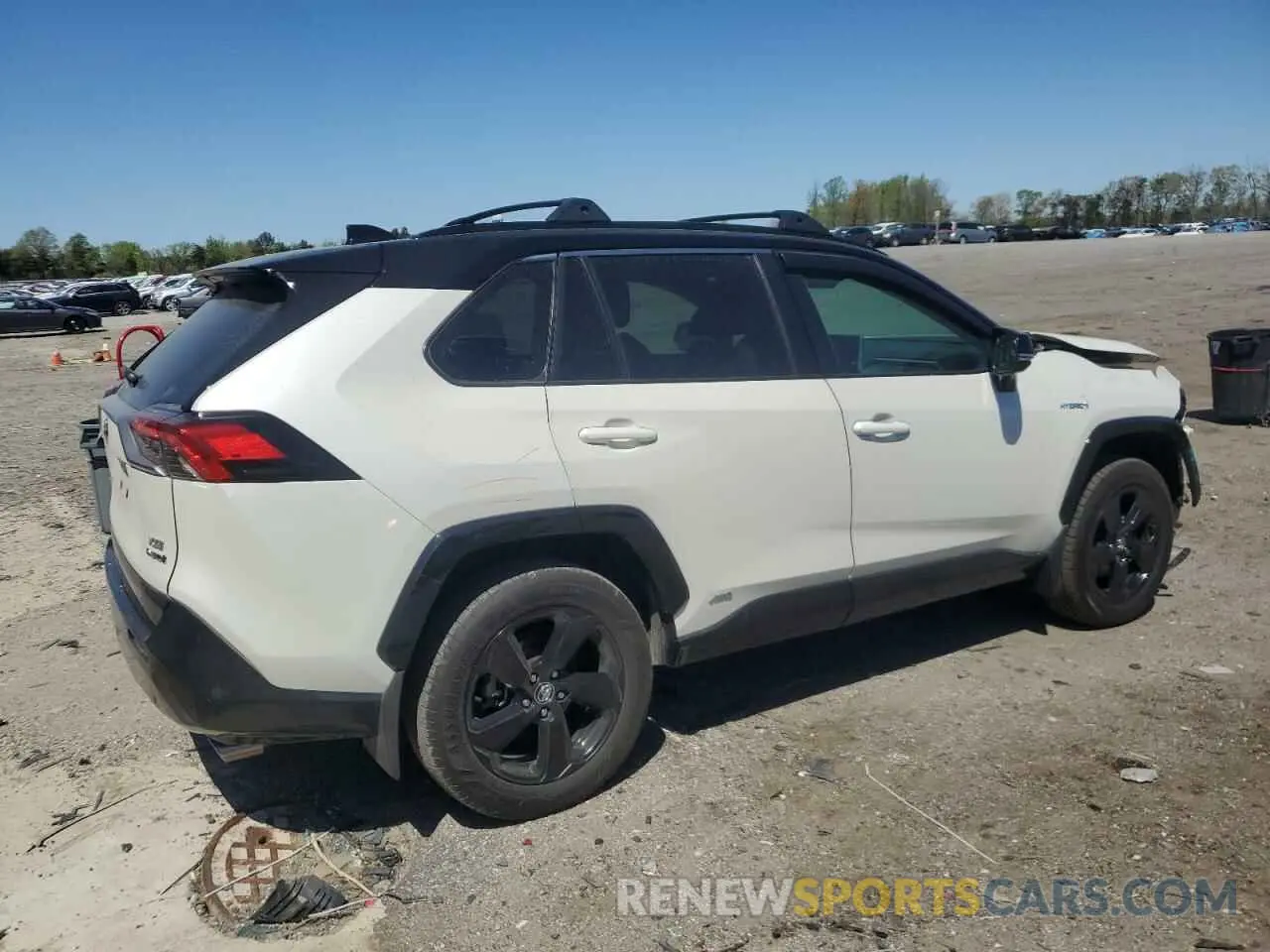 3 fotografías del automóvil dañado 2T3EWRFV8LW080059 TOYOTA RAV4 2020