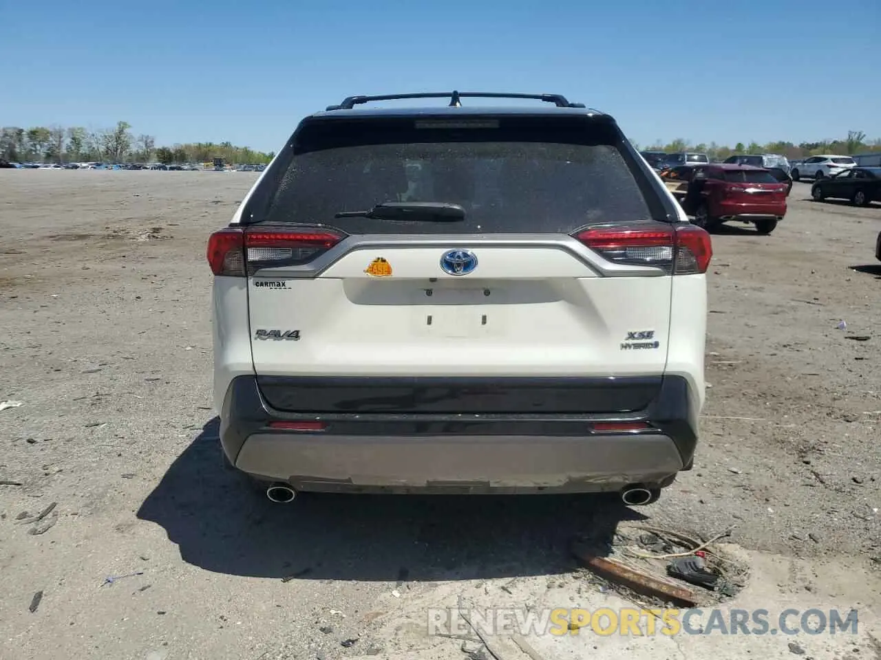 6 fotografías del automóvil dañado 2T3EWRFV8LW080059 TOYOTA RAV4 2020