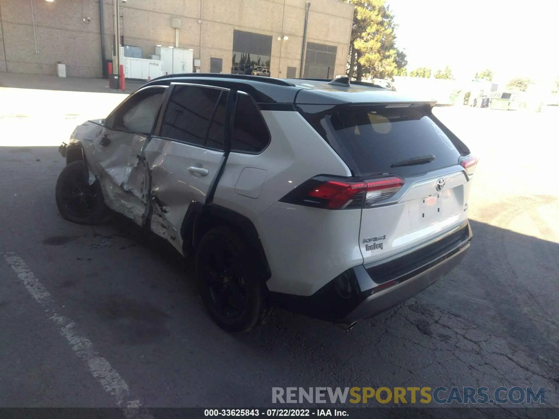 3 fotografías del automóvil dañado 2T3EWRFV8LW090025 TOYOTA RAV4 2020