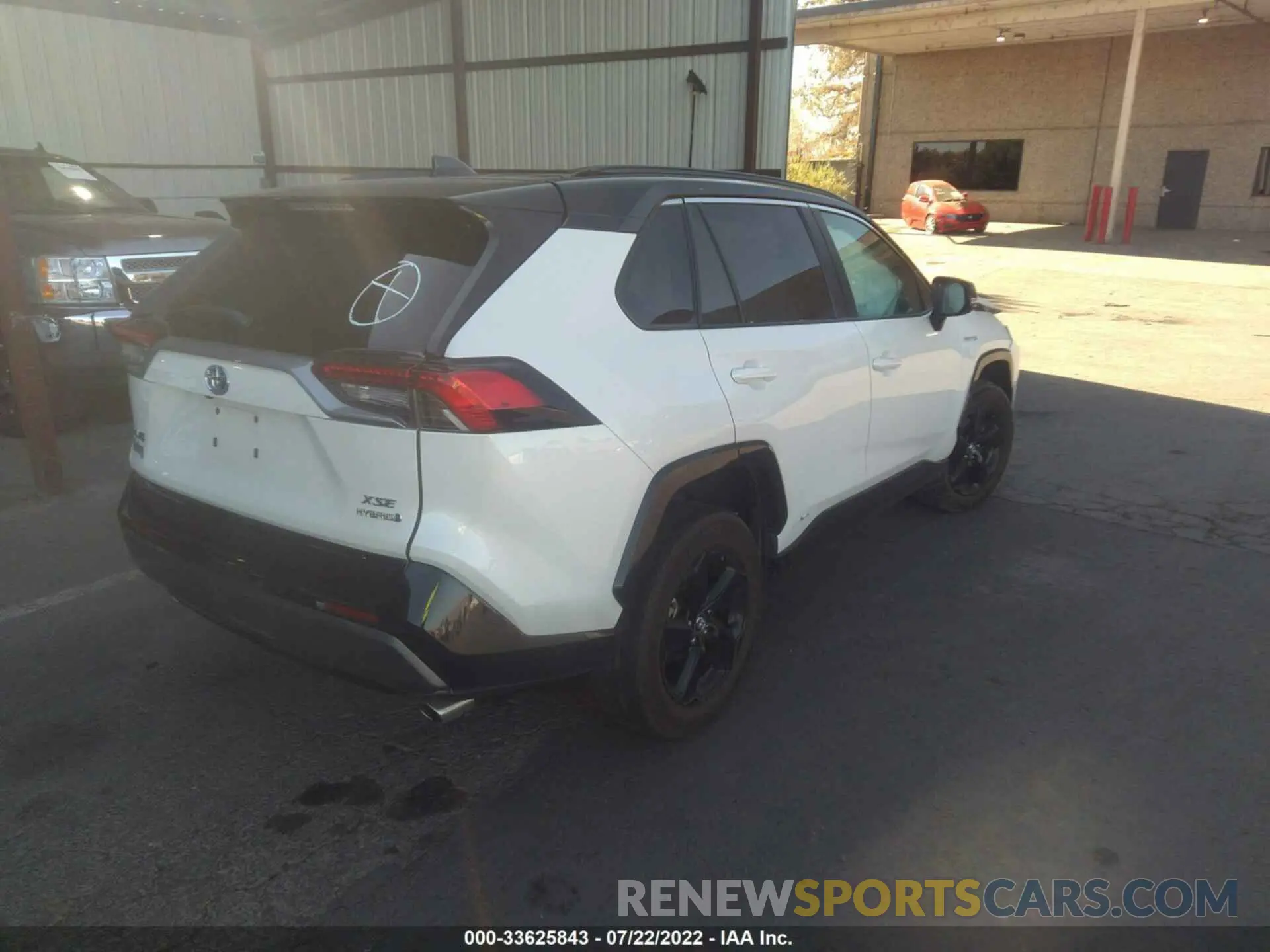 4 fotografías del automóvil dañado 2T3EWRFV8LW090025 TOYOTA RAV4 2020