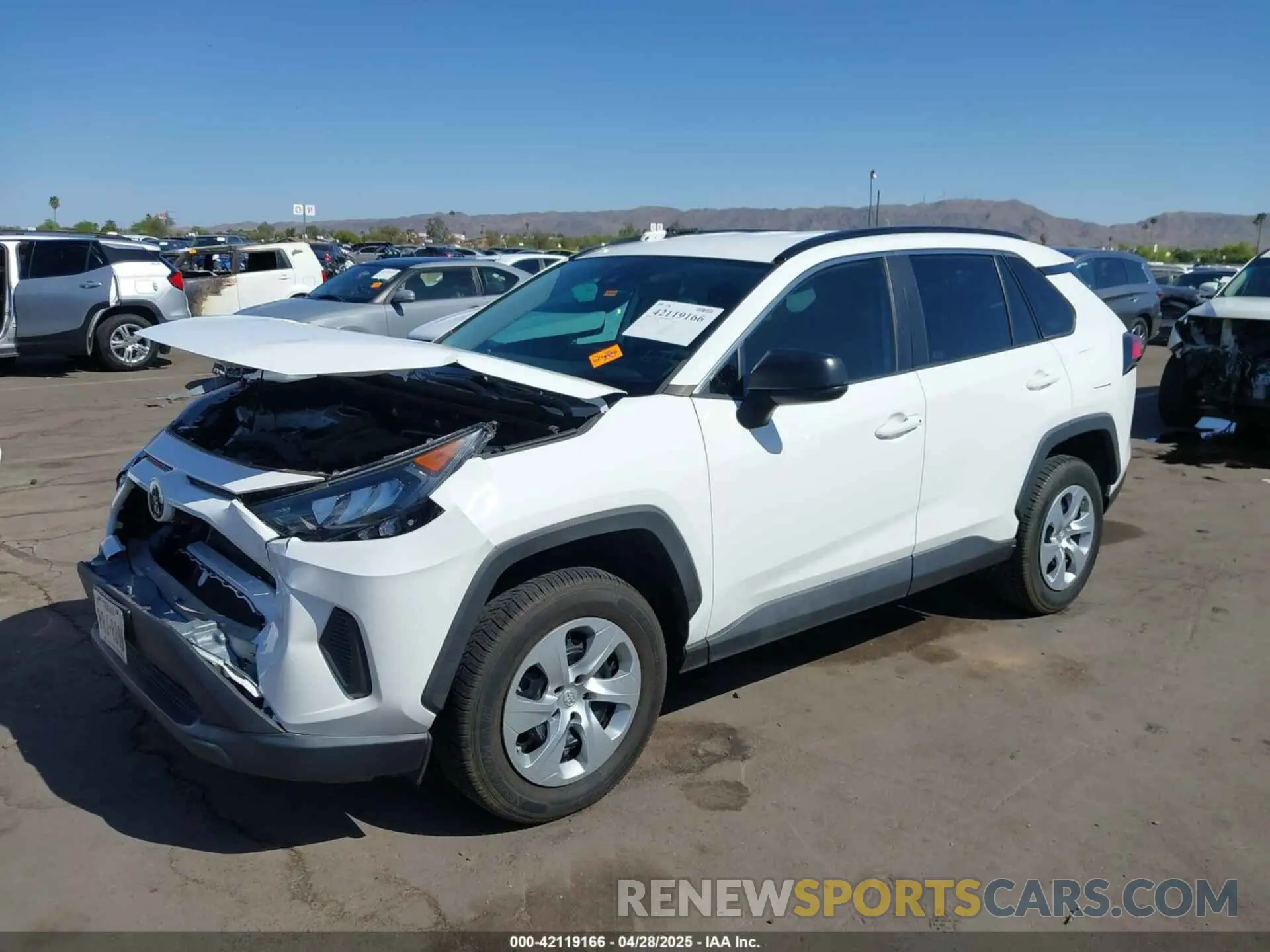 2 fotografías del automóvil dañado 2T3F1RFV0LC090346 TOYOTA RAV4 2020
