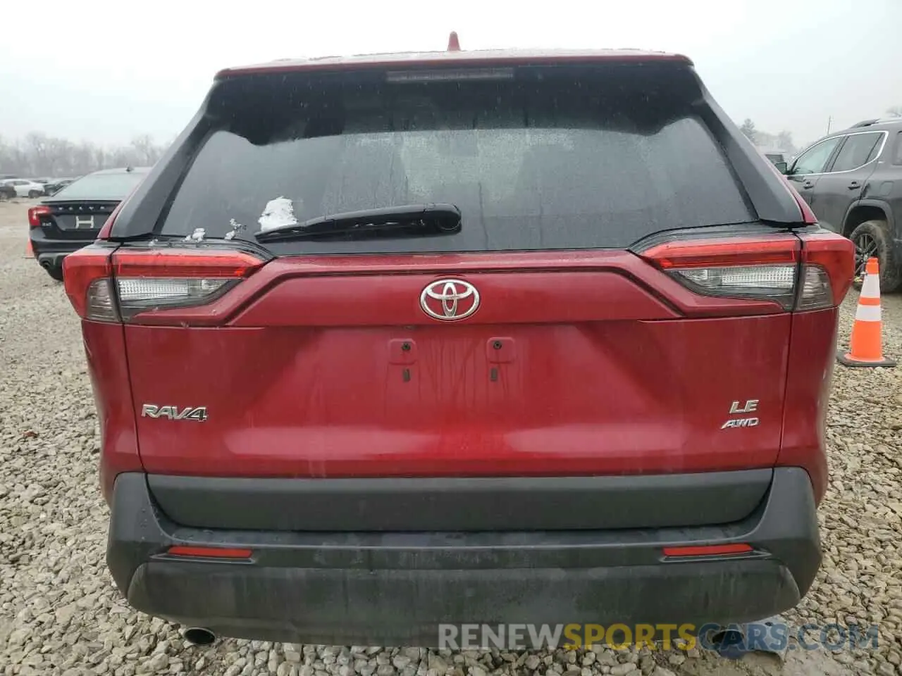 6 fotografías del automóvil dañado 2T3F1RFV0LC097524 TOYOTA RAV4 2020