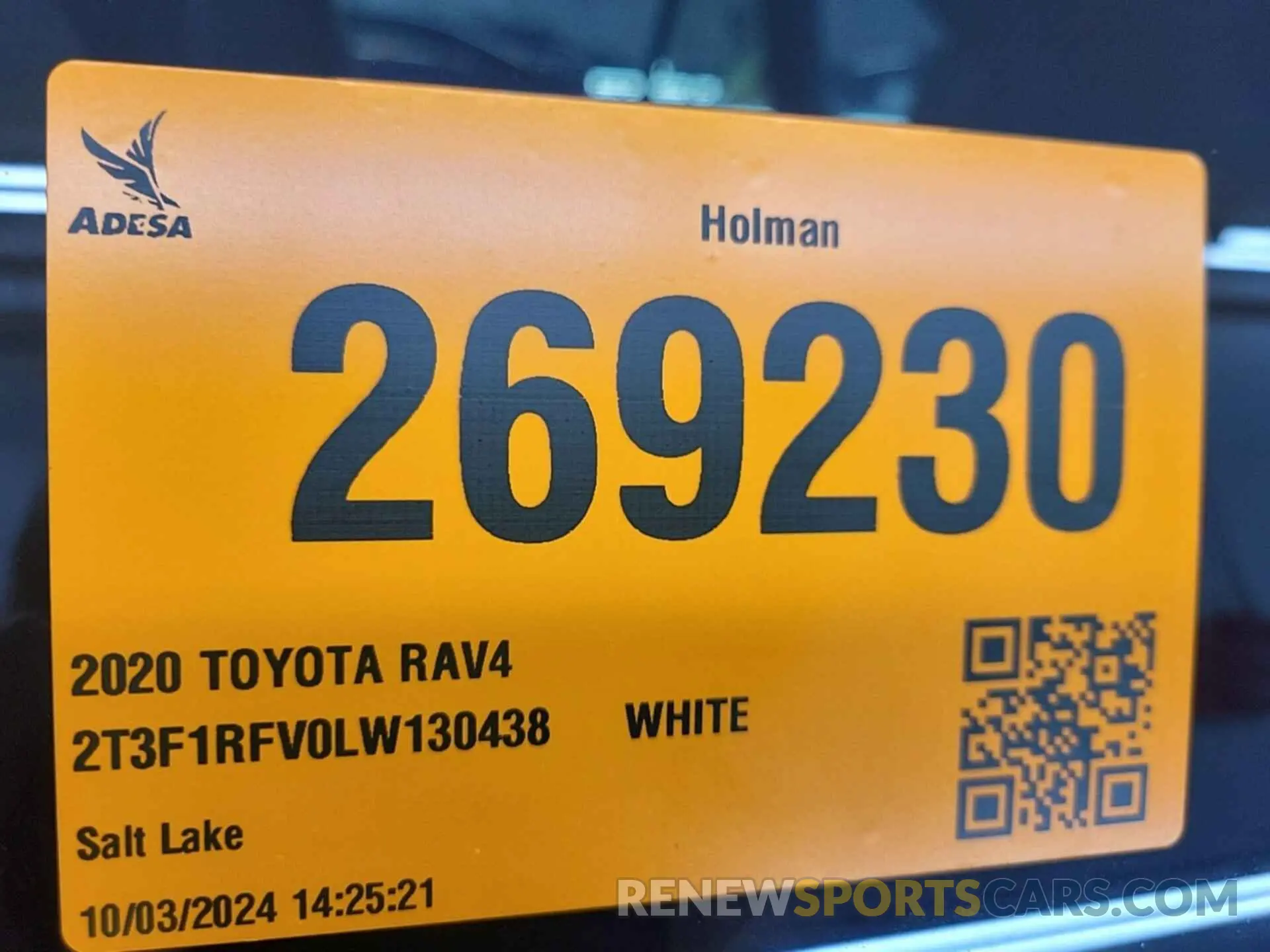 24 fotografías del automóvil dañado 2T3F1RFV0LW130438 TOYOTA RAV4 2020