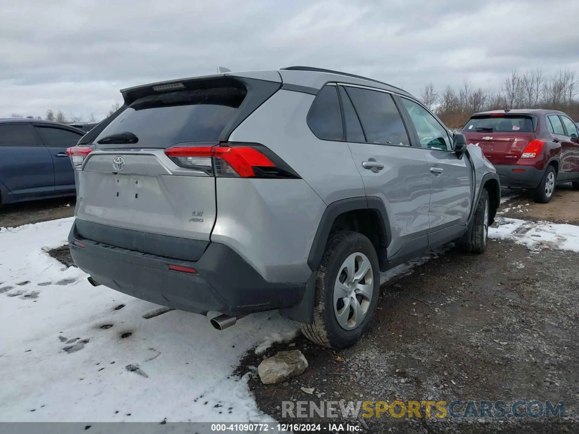 4 fotografías del automóvil dañado 2T3F1RFV1LC079789 TOYOTA RAV4 2020
