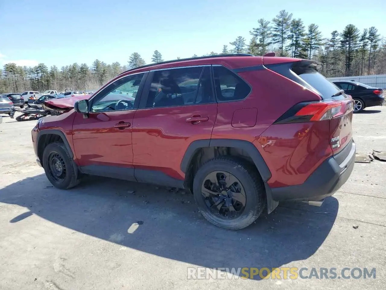 2 fotografías del automóvil dañado 2T3F1RFV1LC133110 TOYOTA RAV4 2020