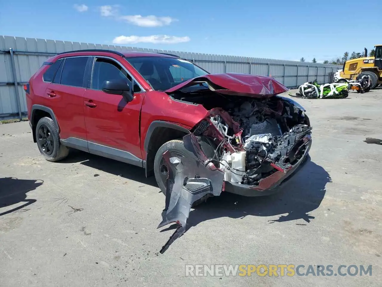 4 fotografías del automóvil dañado 2T3F1RFV1LC133110 TOYOTA RAV4 2020
