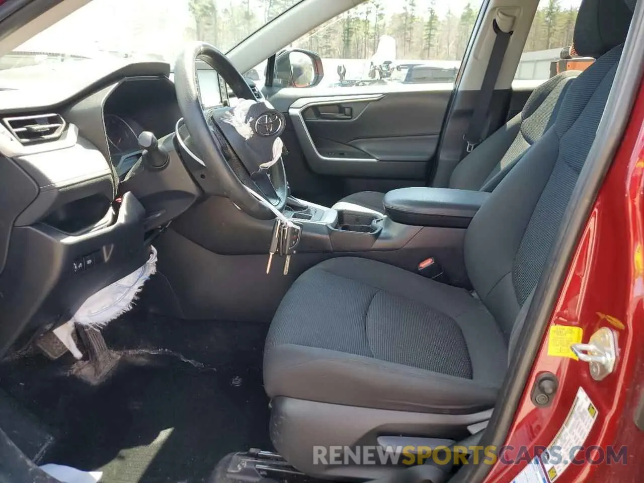 7 fotografías del automóvil dañado 2T3F1RFV1LC133110 TOYOTA RAV4 2020