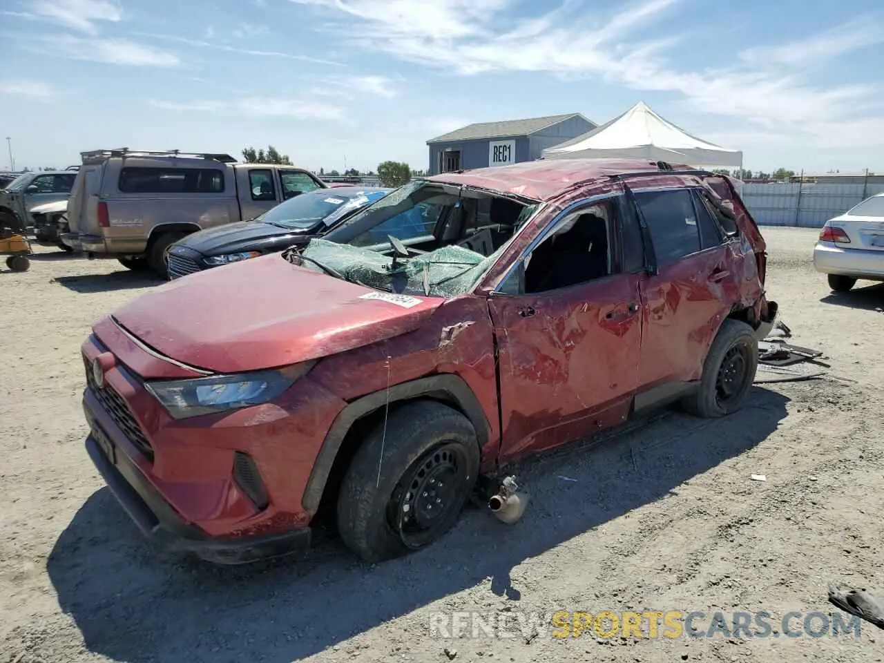 1 fotografías del automóvil dañado 2T3F1RFV1LW123398 TOYOTA RAV4 2020