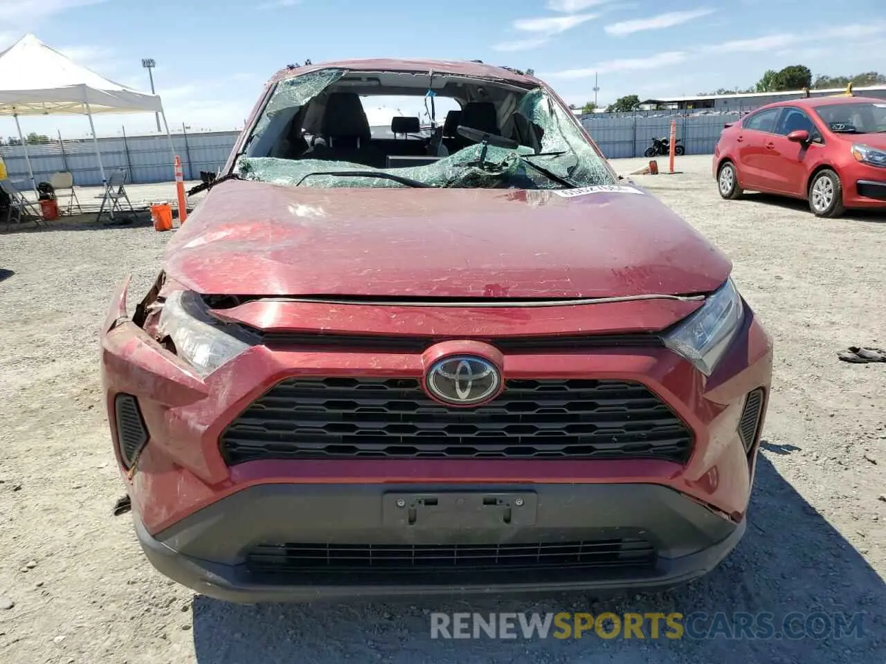5 fotografías del automóvil dañado 2T3F1RFV1LW123398 TOYOTA RAV4 2020
