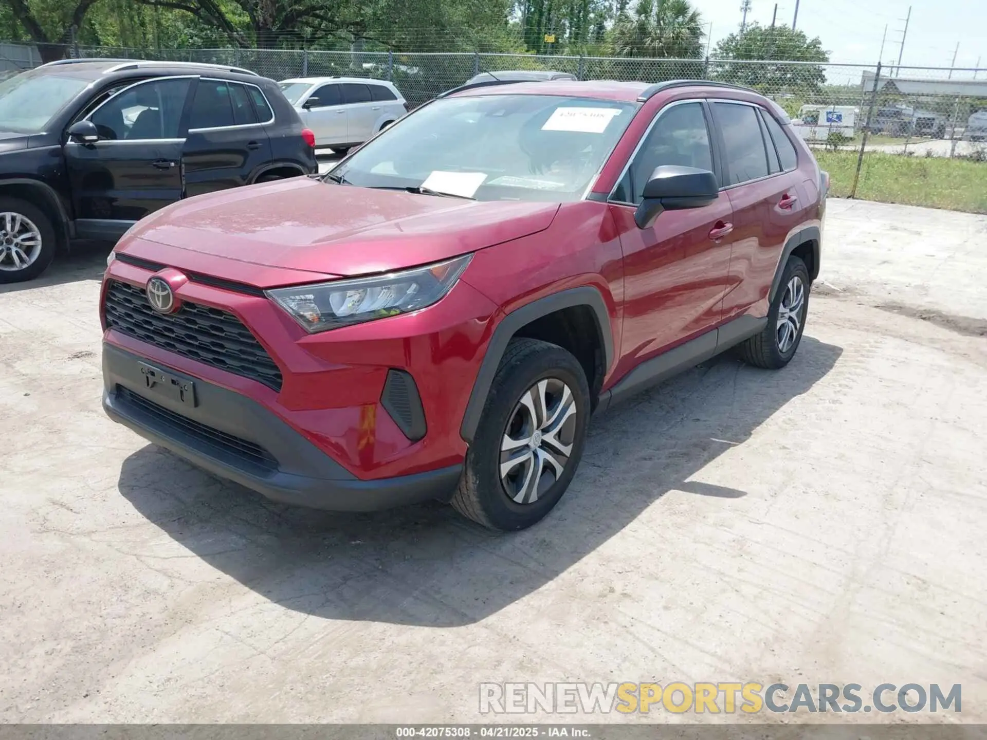 2 fotografías del automóvil dañado 2T3F1RFV3LC096884 TOYOTA RAV4 2020