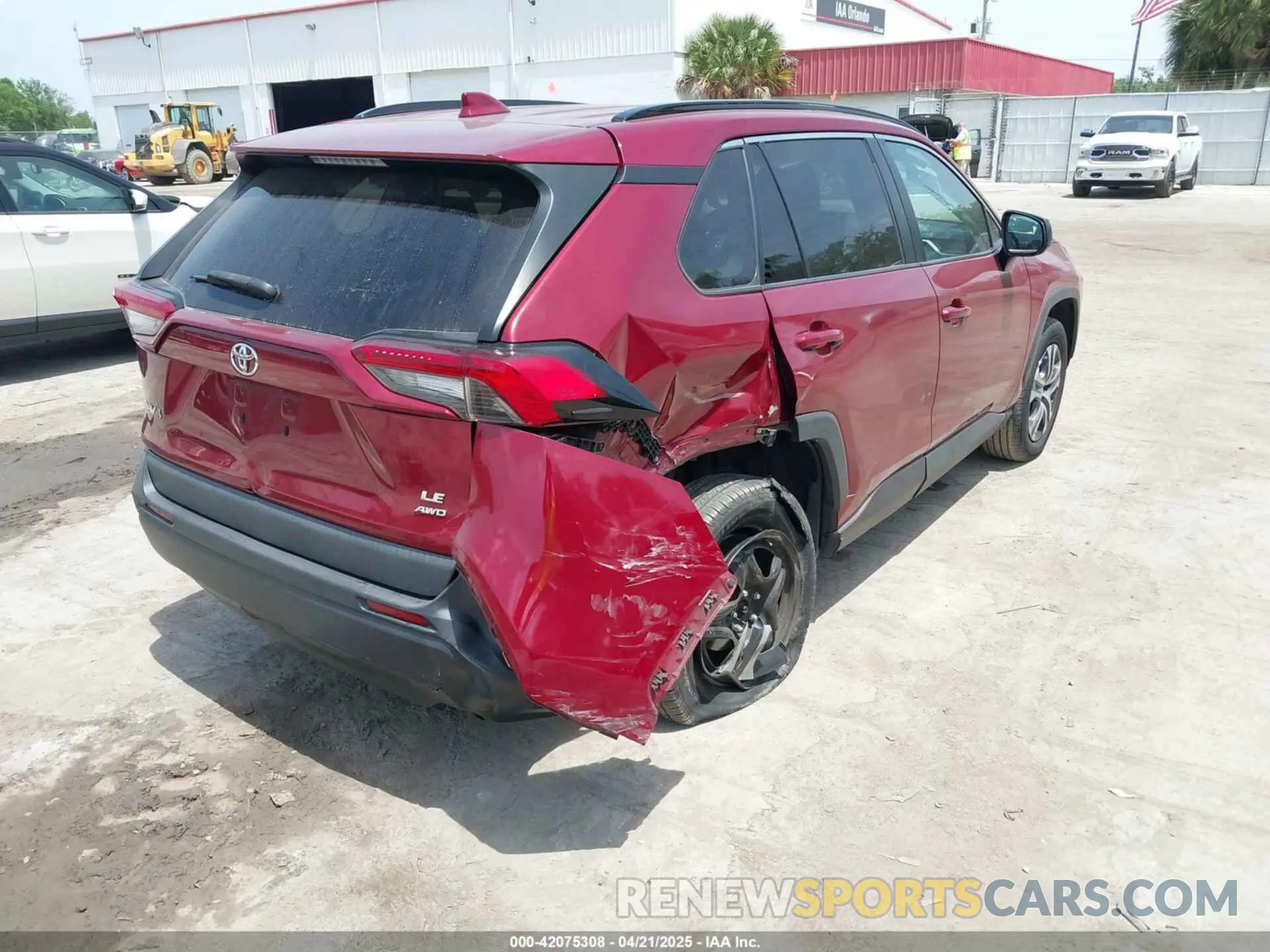 4 fotografías del automóvil dañado 2T3F1RFV3LC096884 TOYOTA RAV4 2020