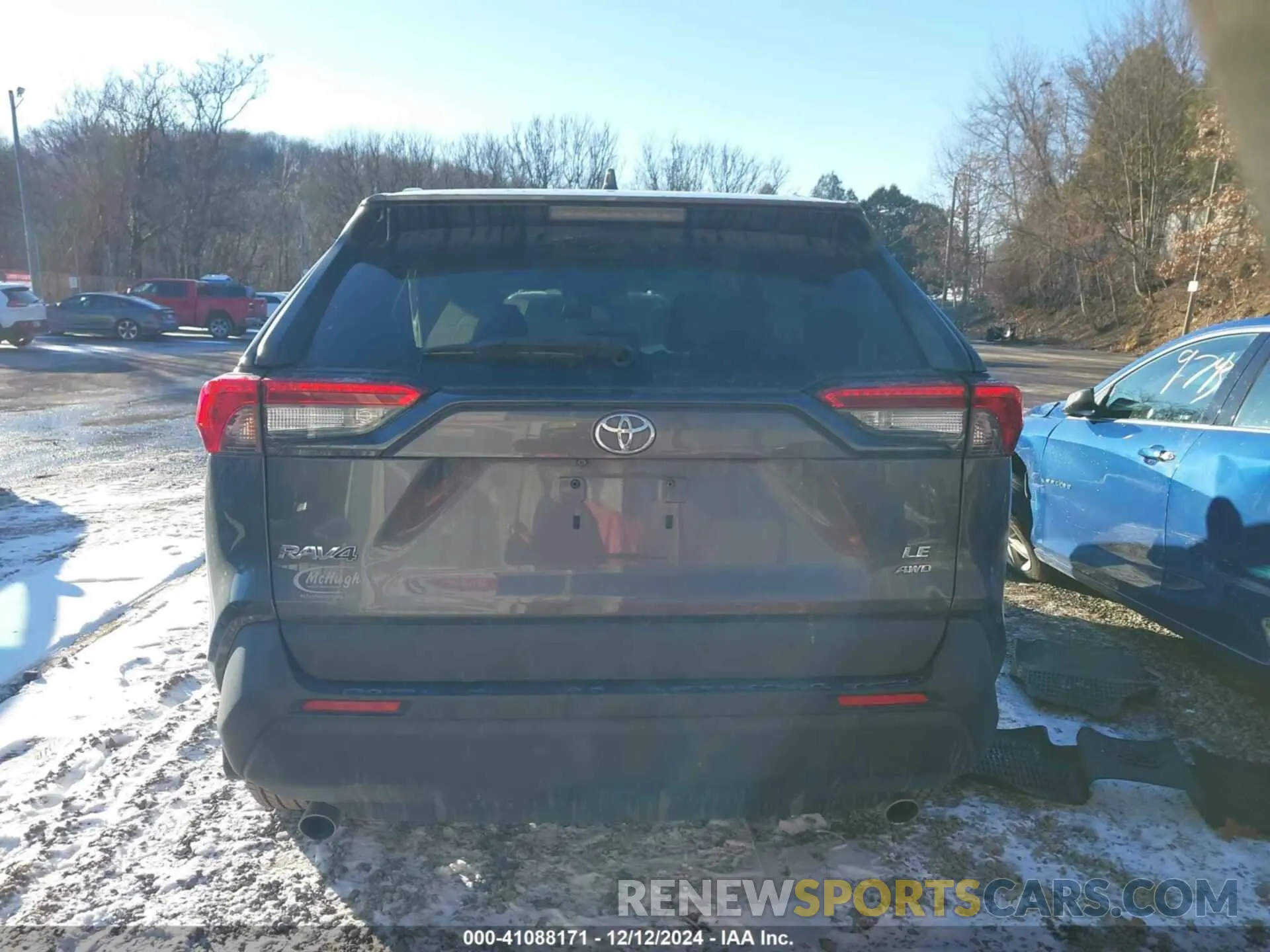 16 fotografías del automóvil dañado 2T3F1RFV3LC106703 TOYOTA RAV4 2020