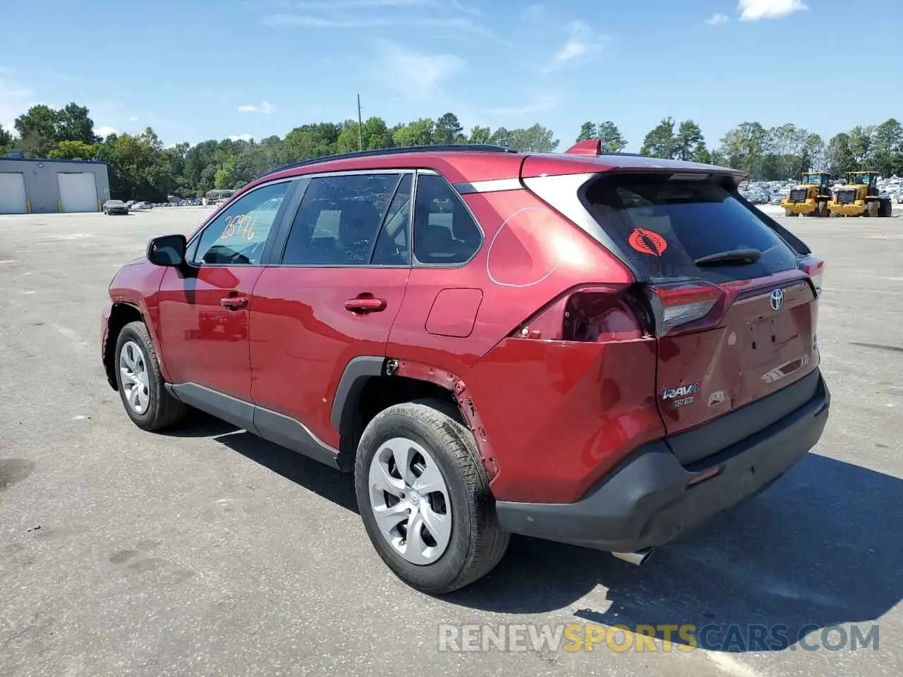 3 fotografías del automóvil dañado 2T3F1RFV3LC107737 TOYOTA RAV4 2020