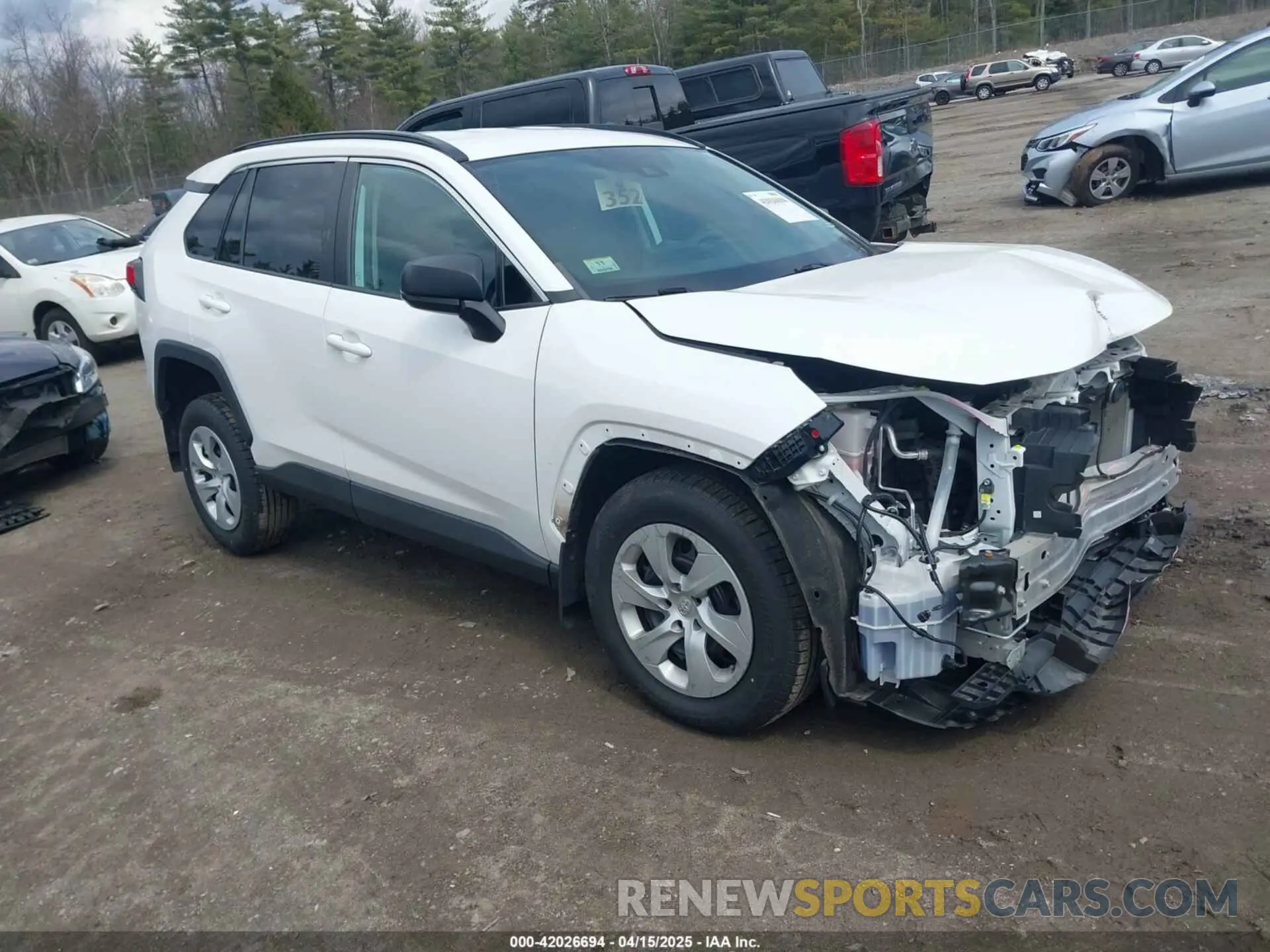 1 fotografías del automóvil dañado 2T3F1RFV3LC115255 TOYOTA RAV4 2020