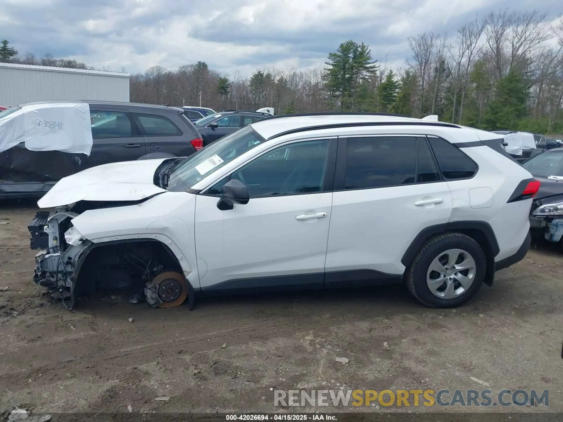 15 fotografías del automóvil dañado 2T3F1RFV3LC115255 TOYOTA RAV4 2020