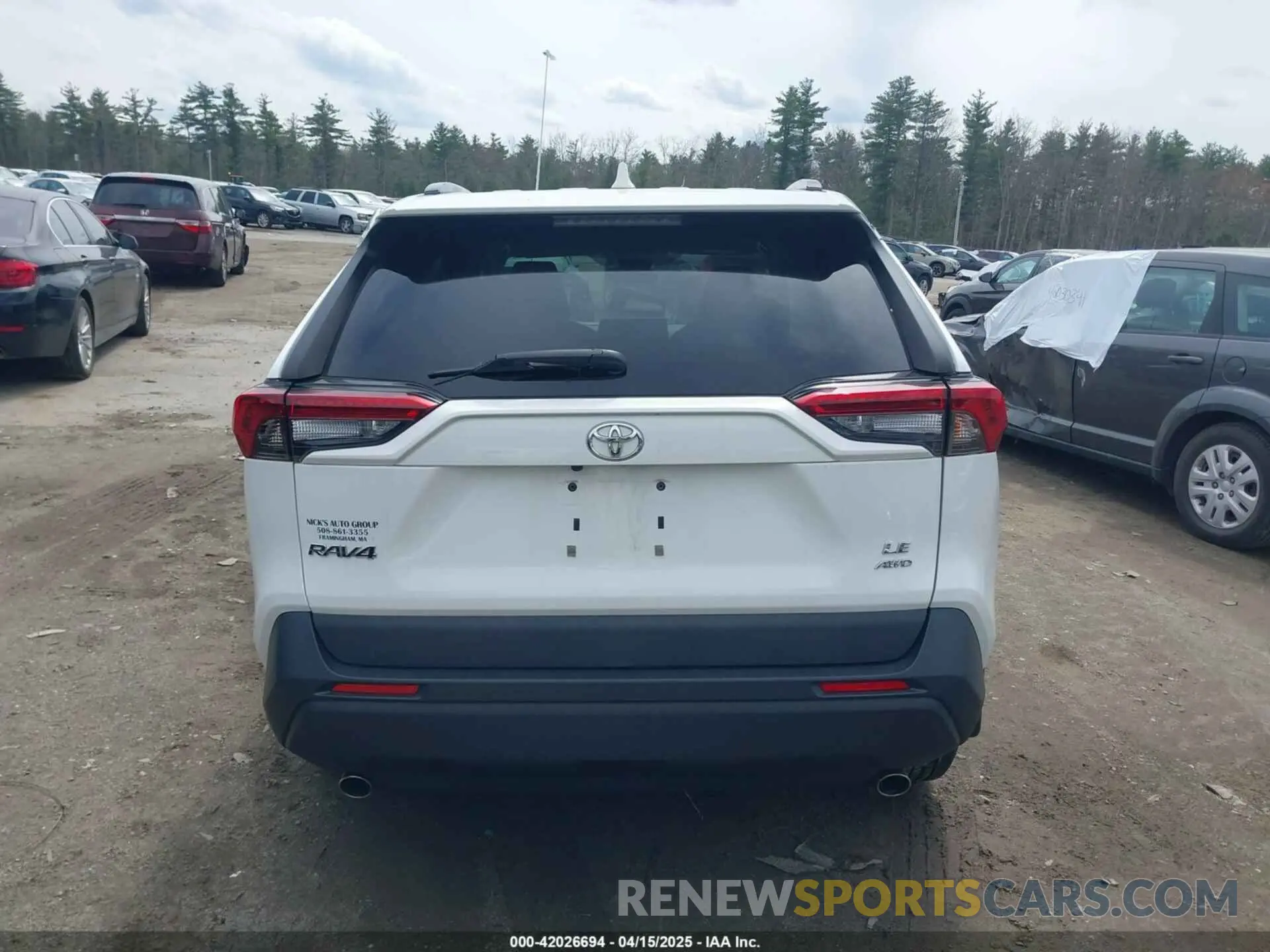 17 fotografías del automóvil dañado 2T3F1RFV3LC115255 TOYOTA RAV4 2020