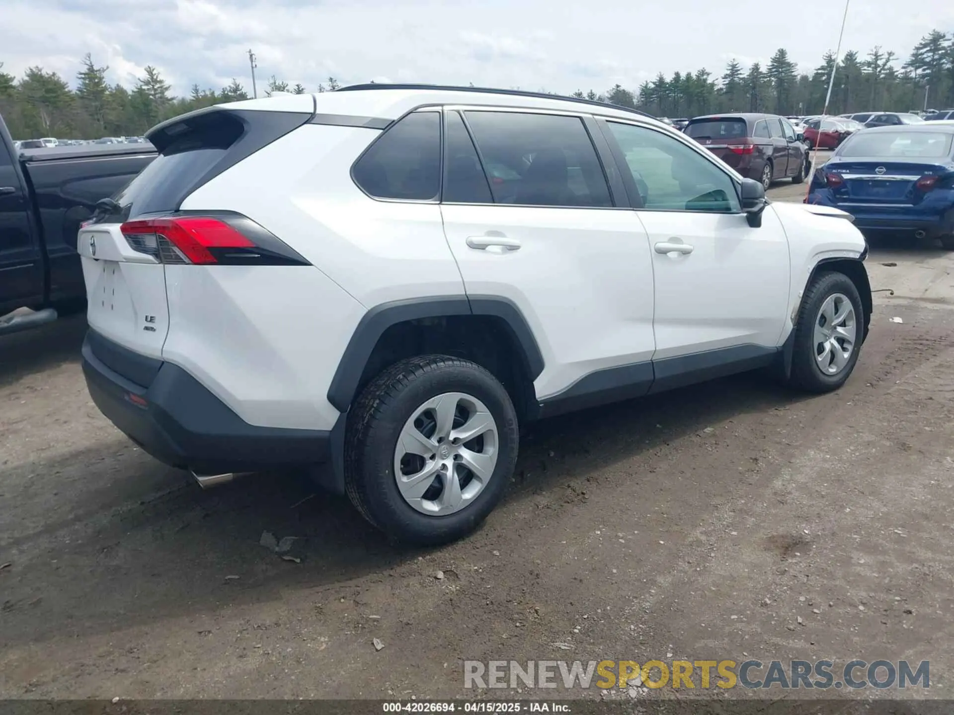 4 fotografías del automóvil dañado 2T3F1RFV3LC115255 TOYOTA RAV4 2020