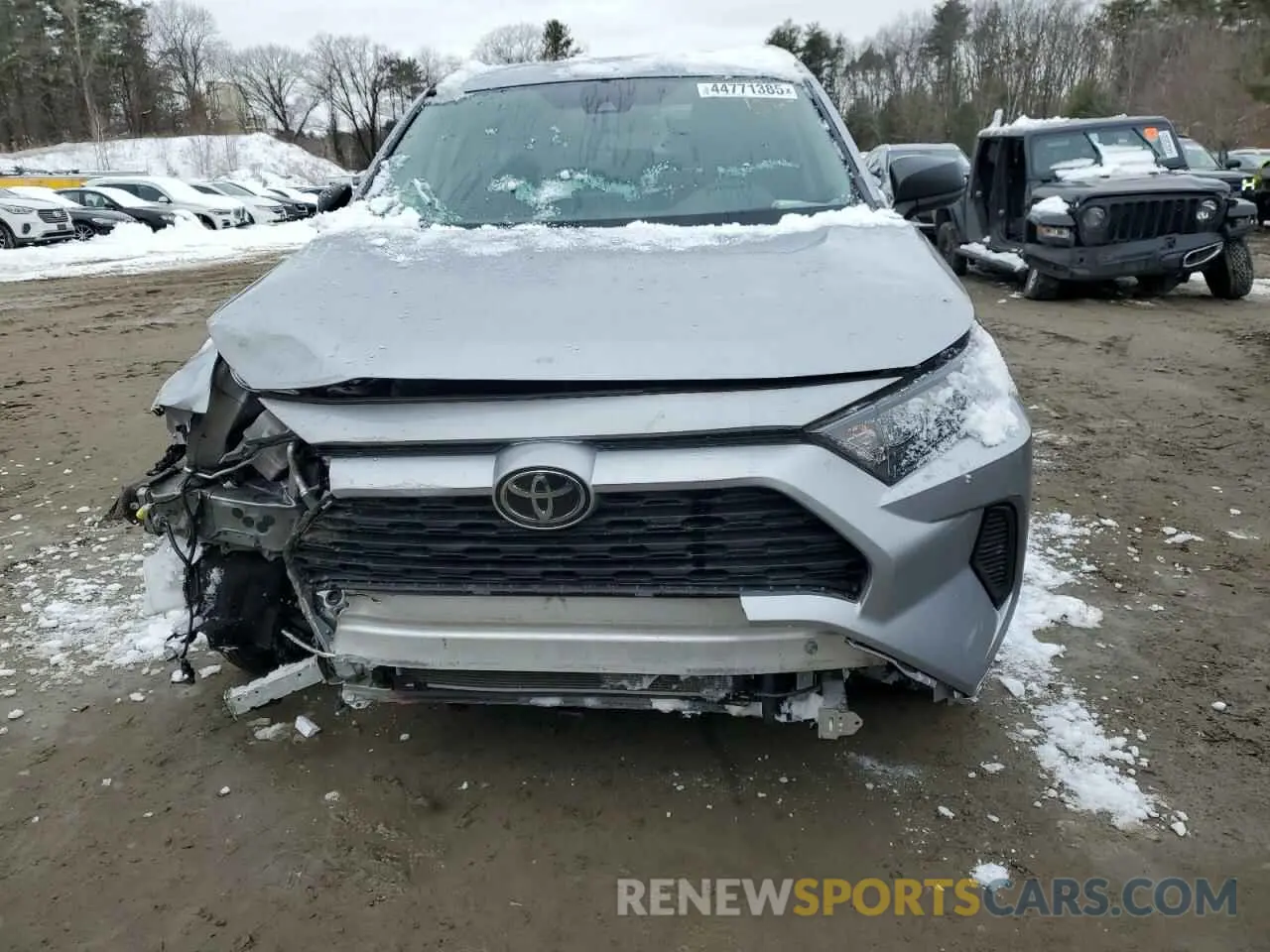 5 fotografías del automóvil dañado 2T3F1RFV3LC119841 TOYOTA RAV4 2020