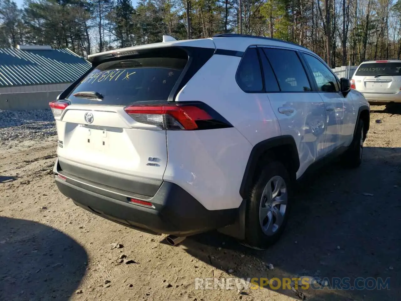 4 fotografías del automóvil dañado 2T3F1RFV3LW090338 TOYOTA RAV4 2020
