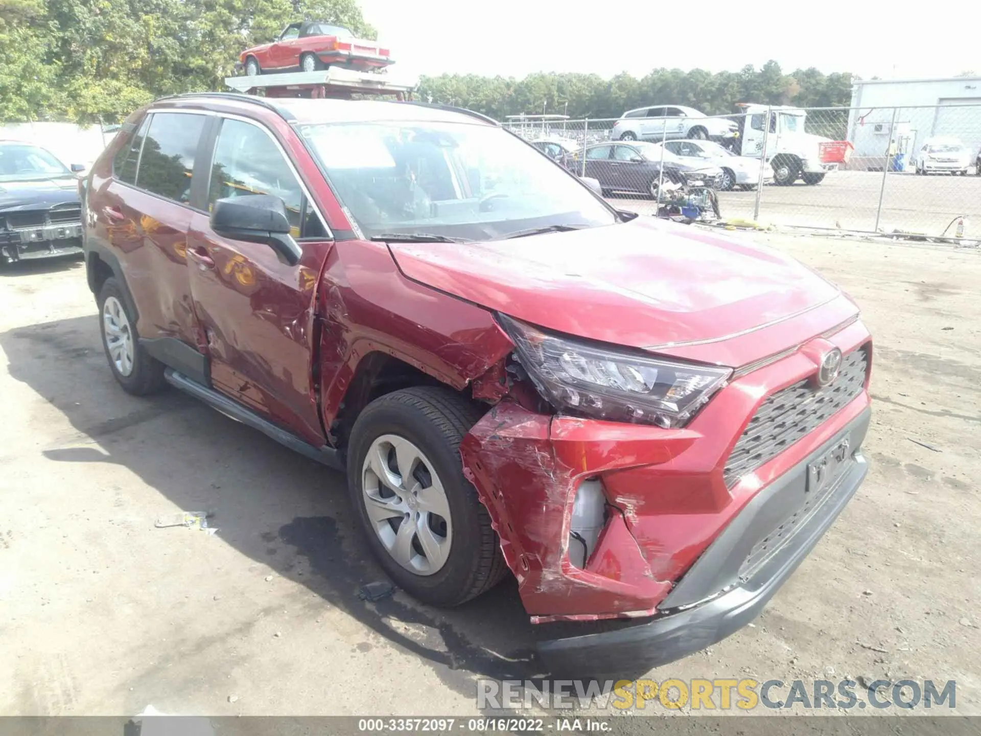 1 fotografías del automóvil dañado 2T3F1RFV3LW106361 TOYOTA RAV4 2020
