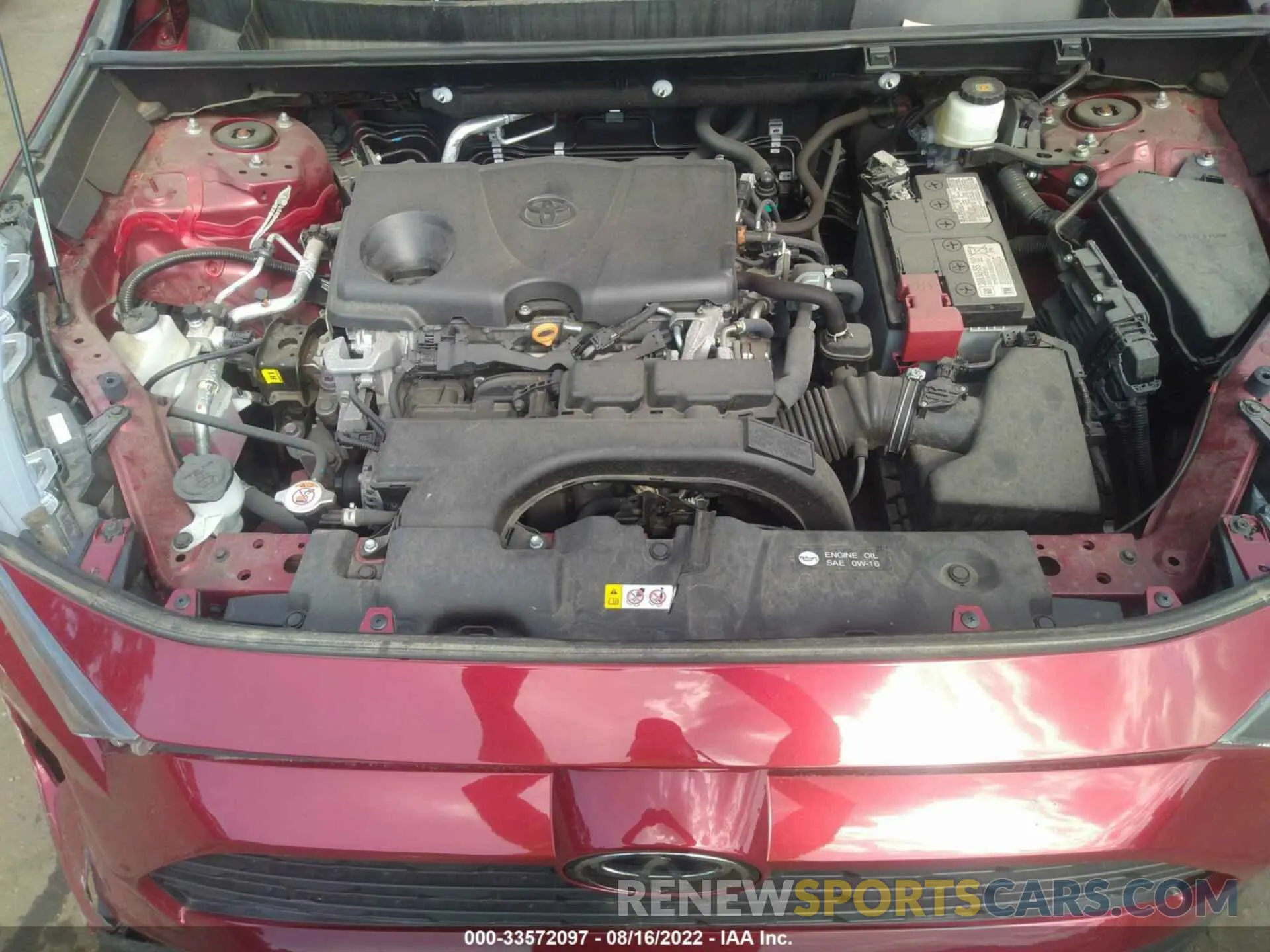 10 fotografías del automóvil dañado 2T3F1RFV3LW106361 TOYOTA RAV4 2020