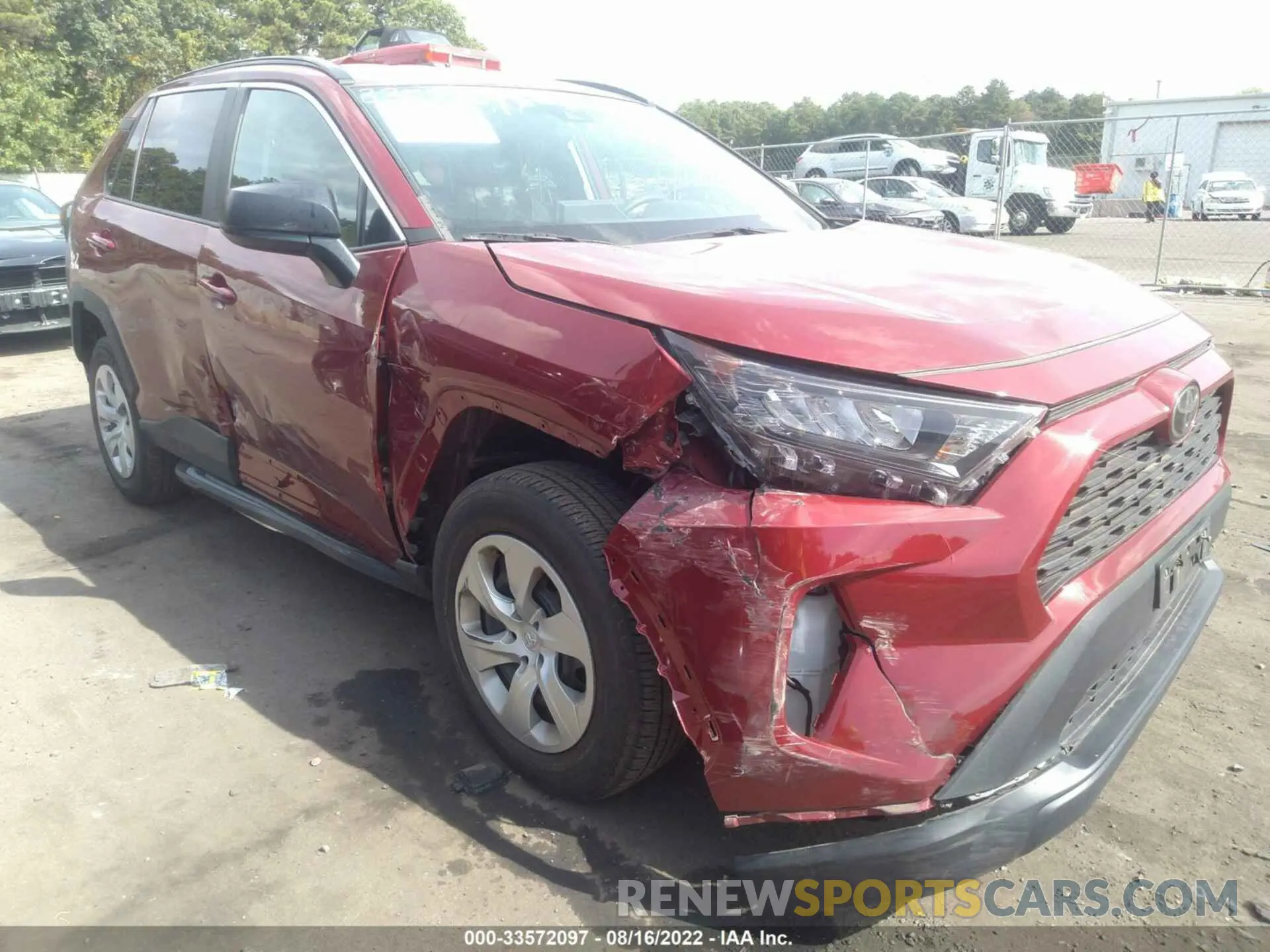 6 fotografías del automóvil dañado 2T3F1RFV3LW106361 TOYOTA RAV4 2020