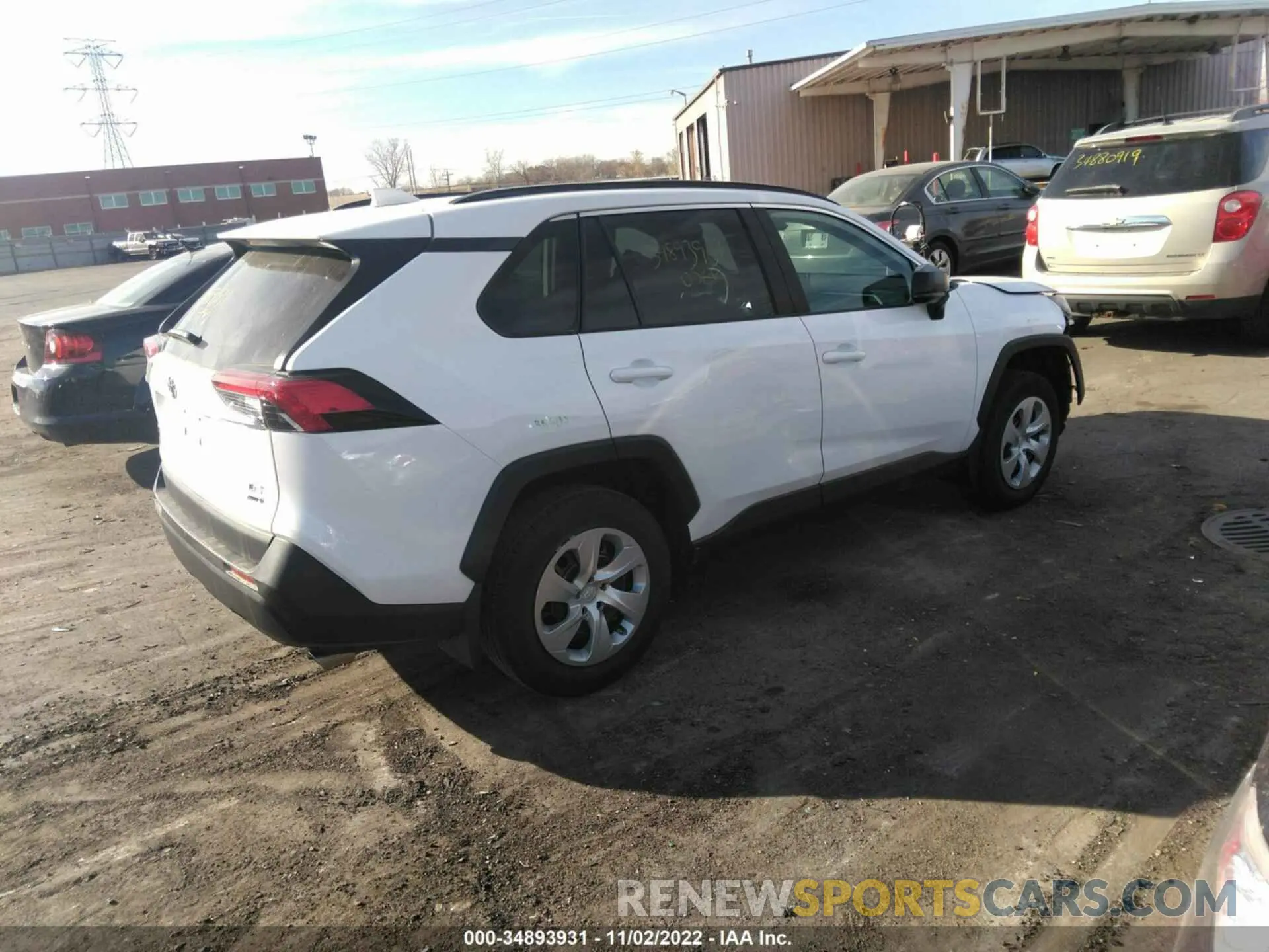 4 fotografías del automóvil dañado 2T3F1RFV4LC112512 TOYOTA RAV4 2020
