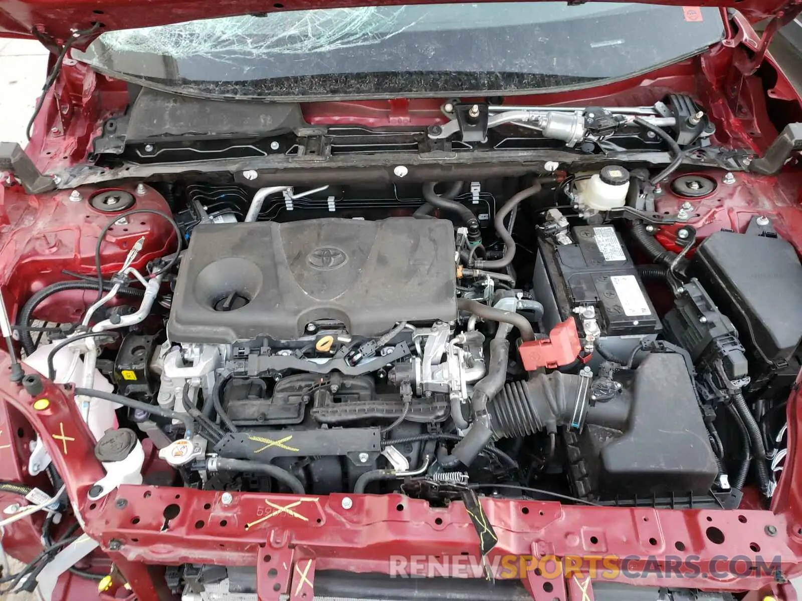 7 fotografías del automóvil dañado 2T3F1RFV4LC116026 TOYOTA RAV4 2020