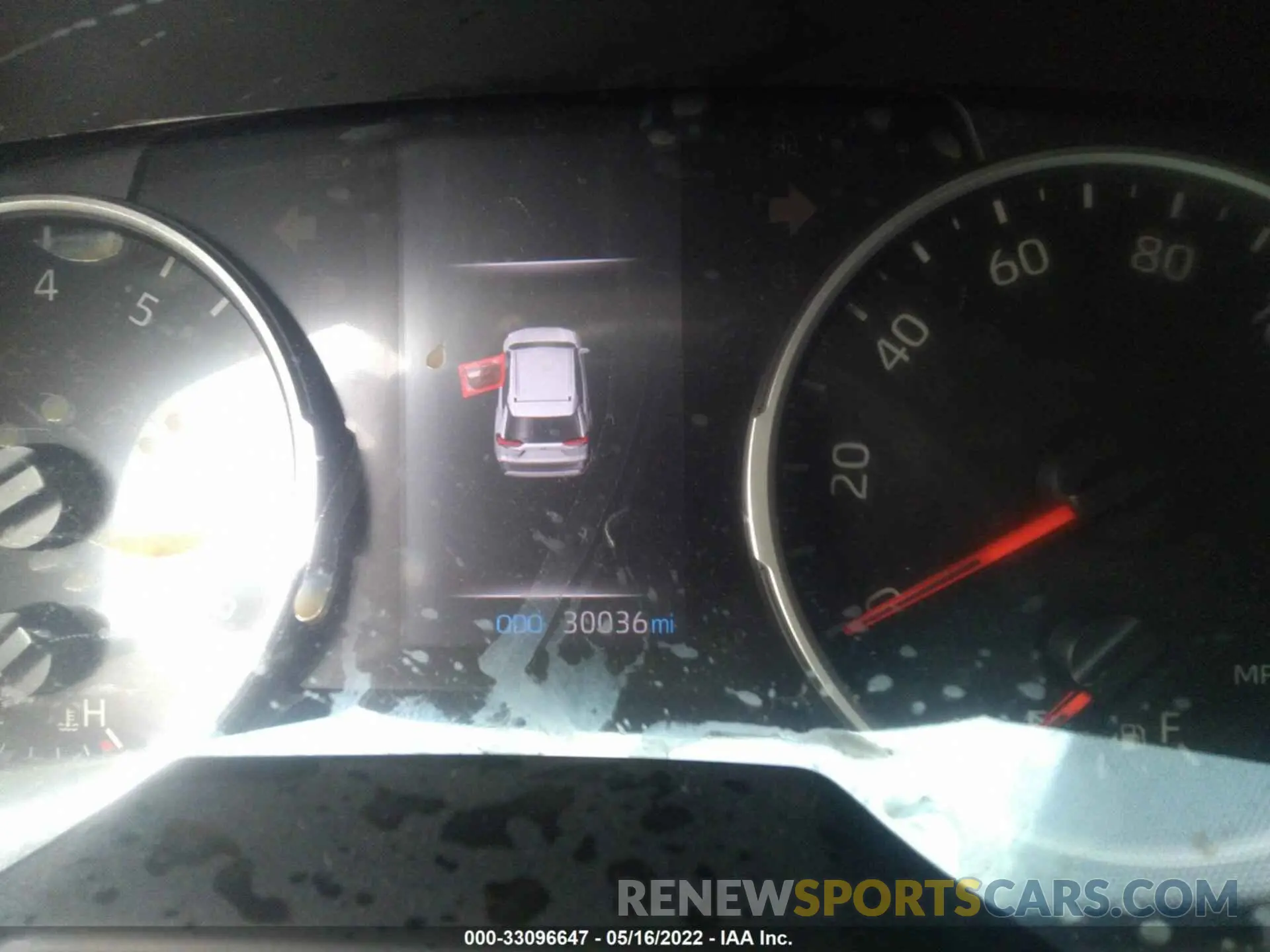 7 fotografías del automóvil dañado 2T3F1RFV4LC117483 TOYOTA RAV4 2020