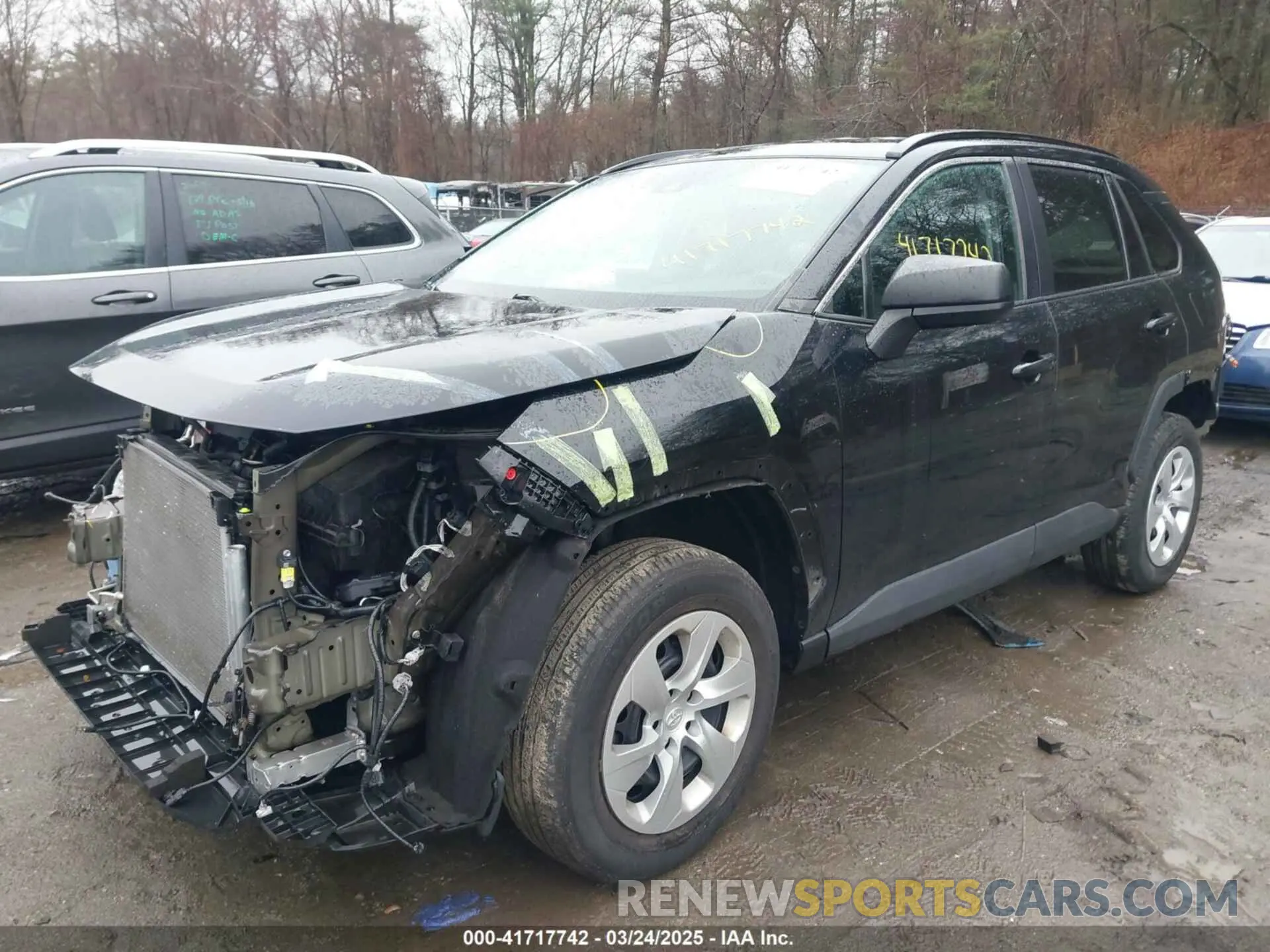 2 fotografías del automóvil dañado 2T3F1RFV4LW085584 TOYOTA RAV4 2020