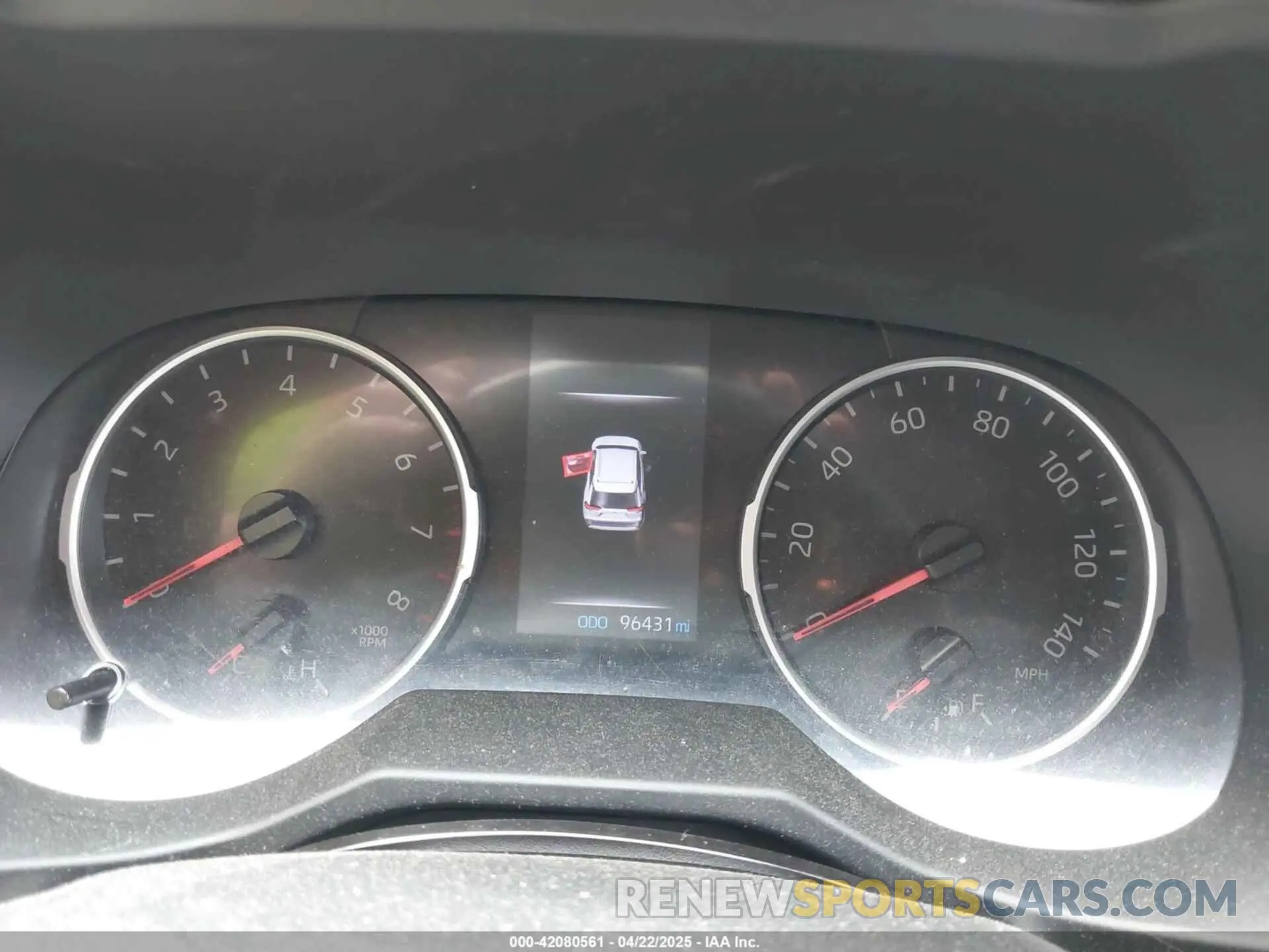 7 fotografías del automóvil dañado 2T3F1RFV4LW104294 TOYOTA RAV4 2020